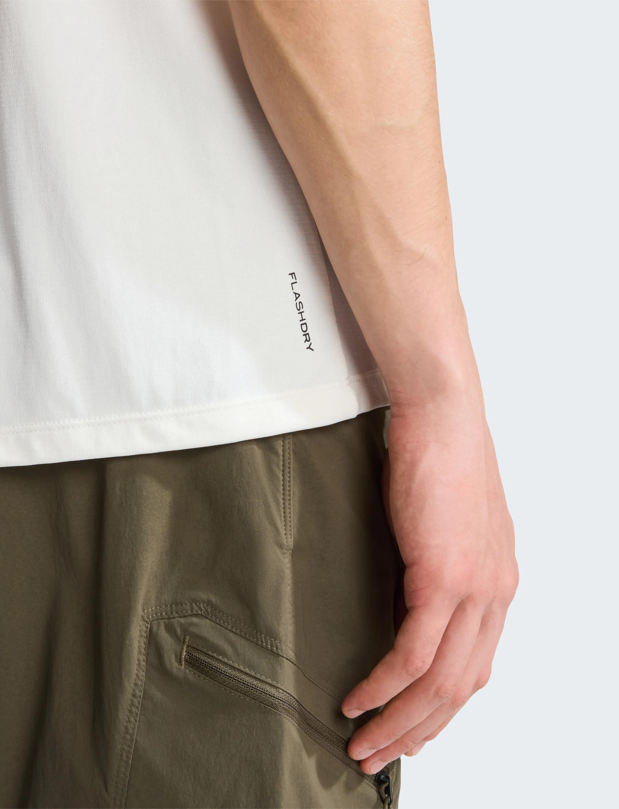 The North Face - M 24/7 S/S TEE REG - t-shirts - white dune - 4