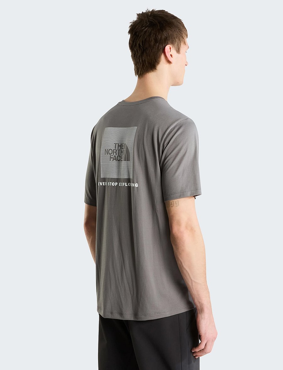 The North Face - M 24/7 BOX NSE SS TEE - t-shirts - smoked pearl - 0