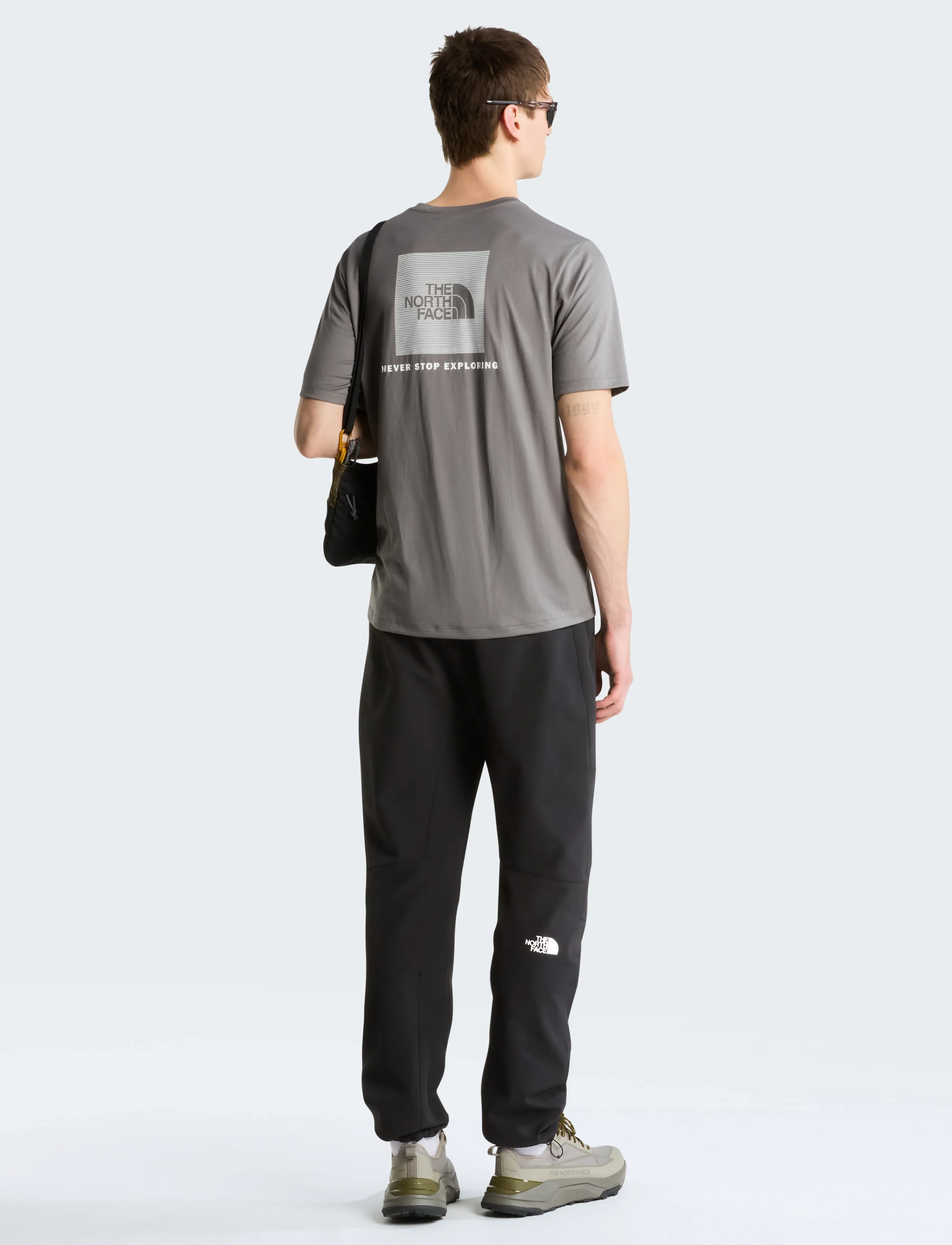 The North Face - M 24/7 BOX NSE SS TEE - t-shirts - smoked pearl - 4
