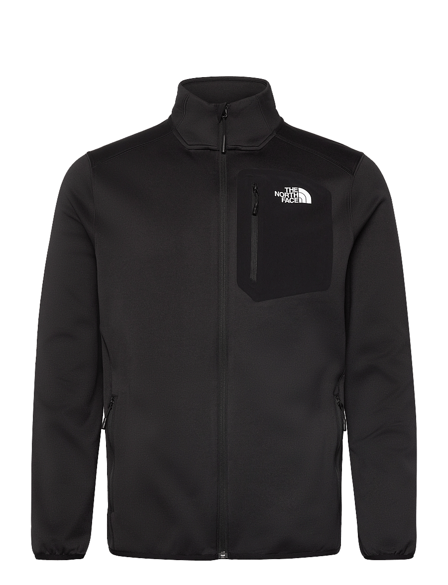 The North Face - M CREST FULL ZIP JACKET - polary i odzież ocieplająca - black - 0