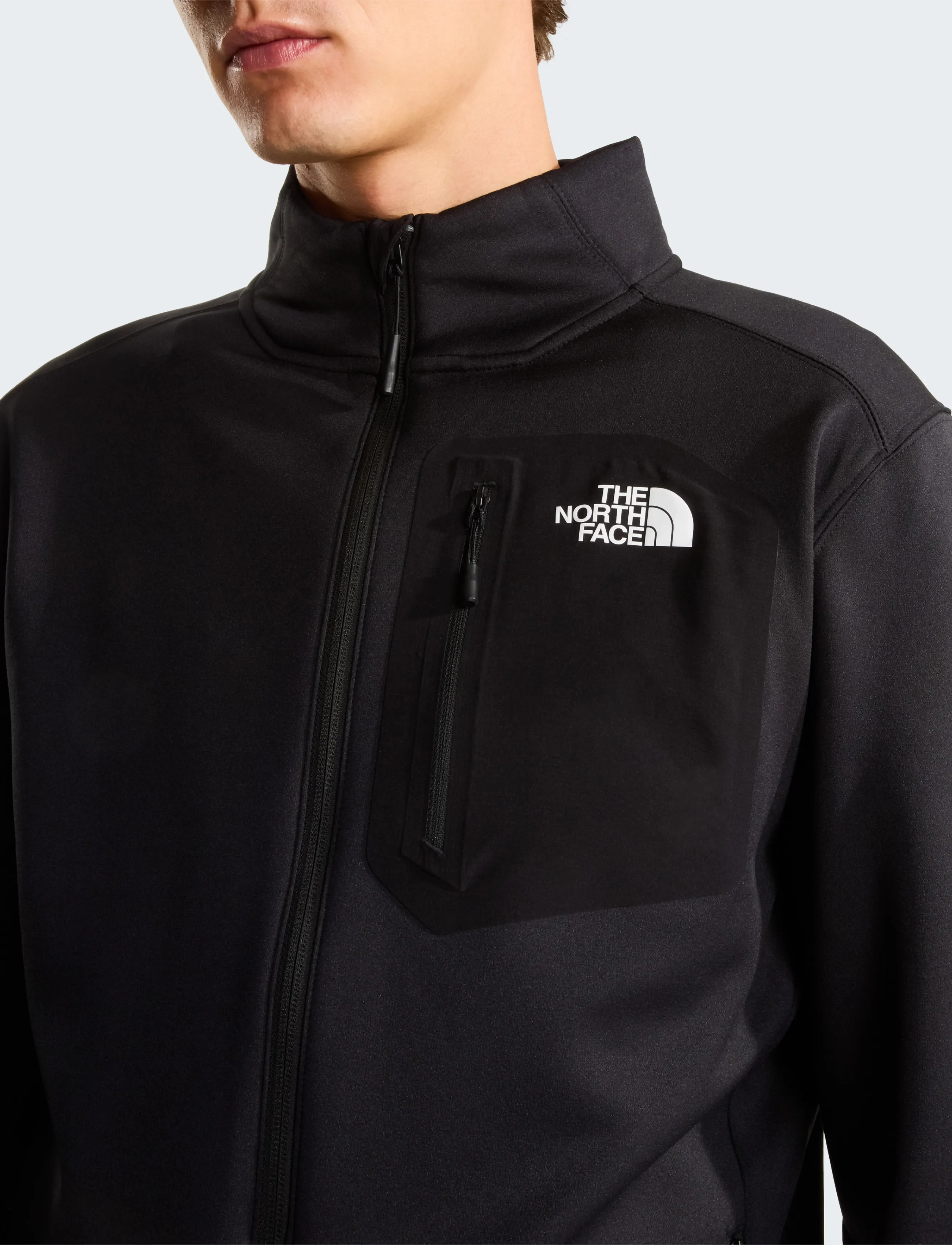 The North Face M CREST FZ - Kleidung - BLACK / black