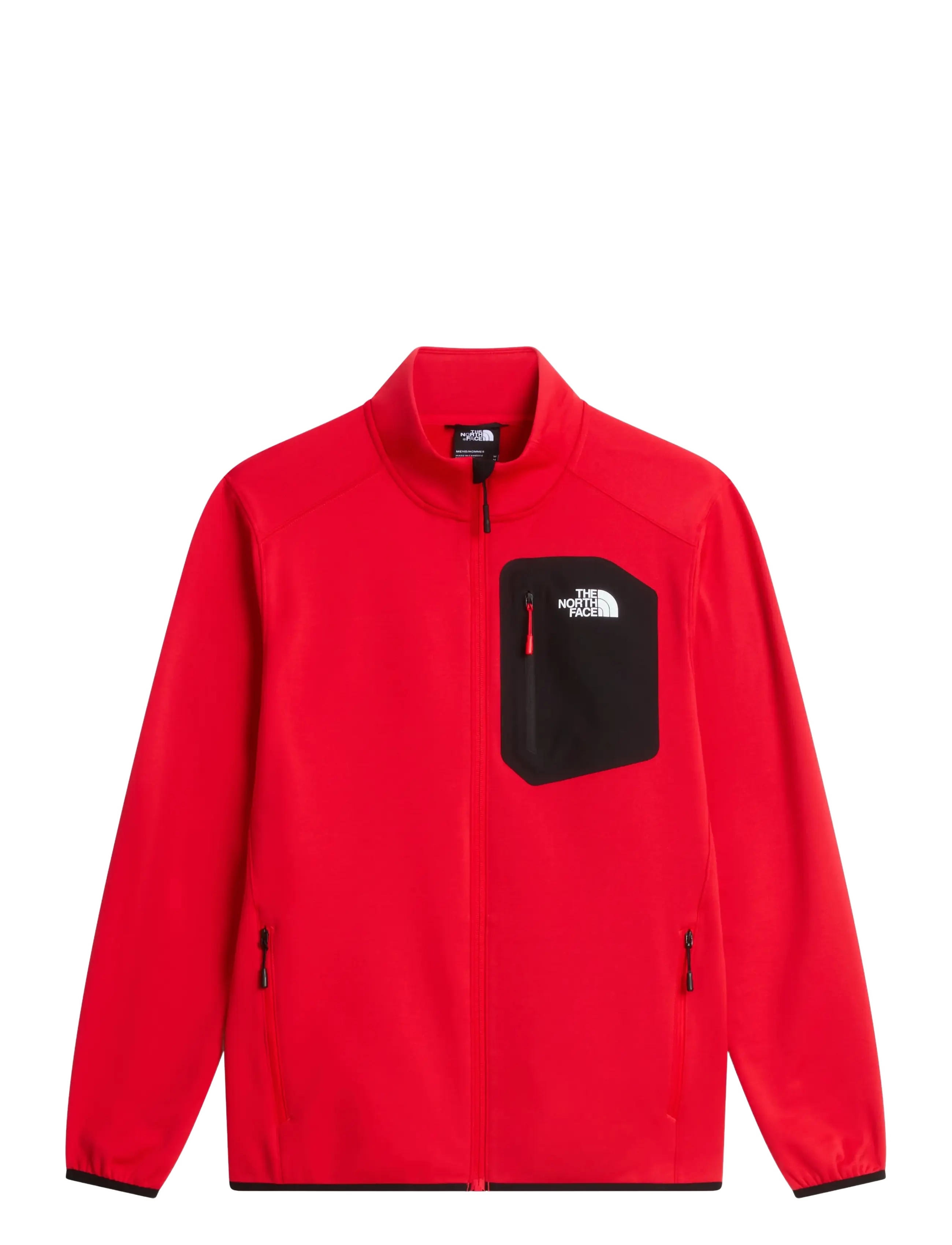 The North Face M CREST FZ - The North Face - ELEVATION RED/TNF BLACK / red