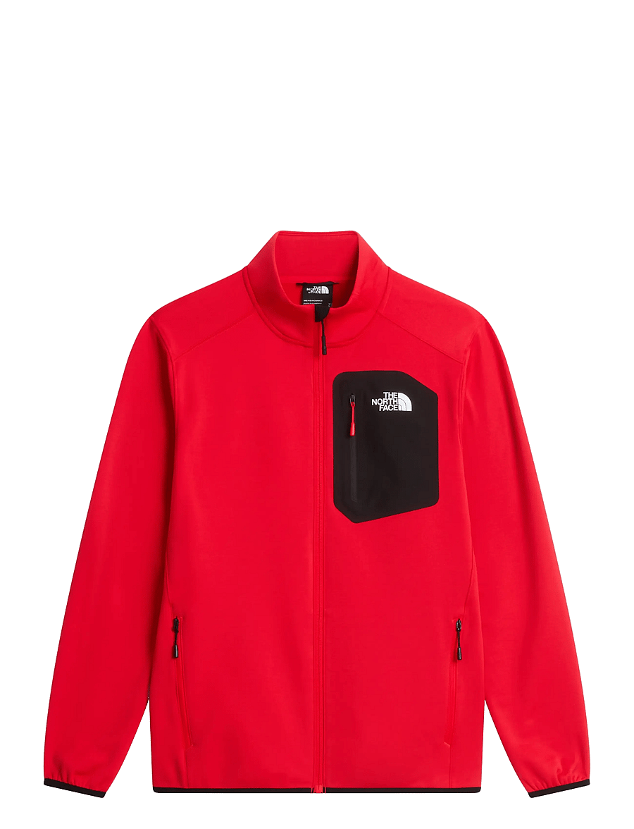 The North Face - M CREST FZ - fleece & midlayer - elevation red/tnf black - 1