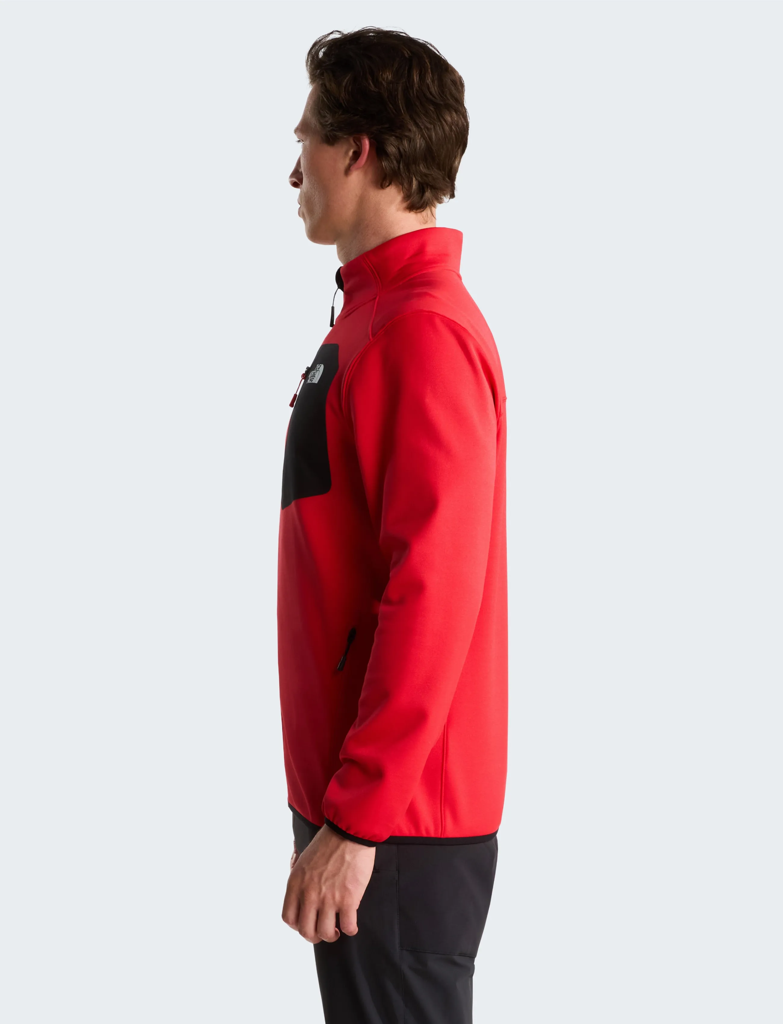 The North Face - M CREST FZ - fleece & midlayer - elevation red/tnf black - 4