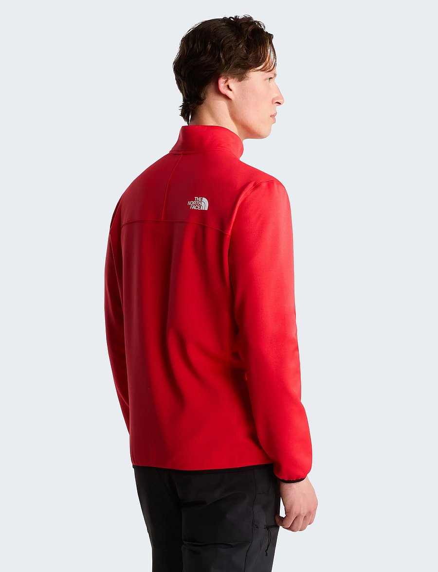 The North Face - M CREST FZ - fleece & midlayer - elevation red/tnf black - 5