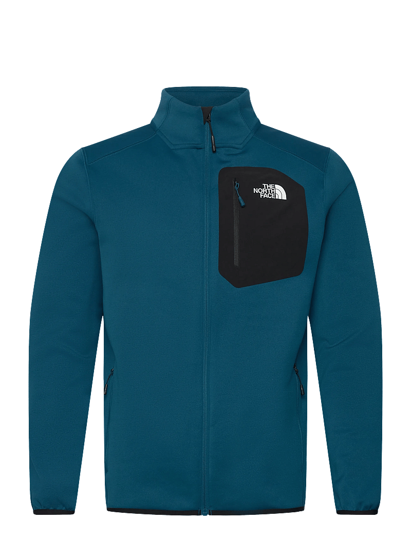The North Face - M CREST FULL ZIP JACKET - fleece & midlayer - mineral ink/tnf black - 1