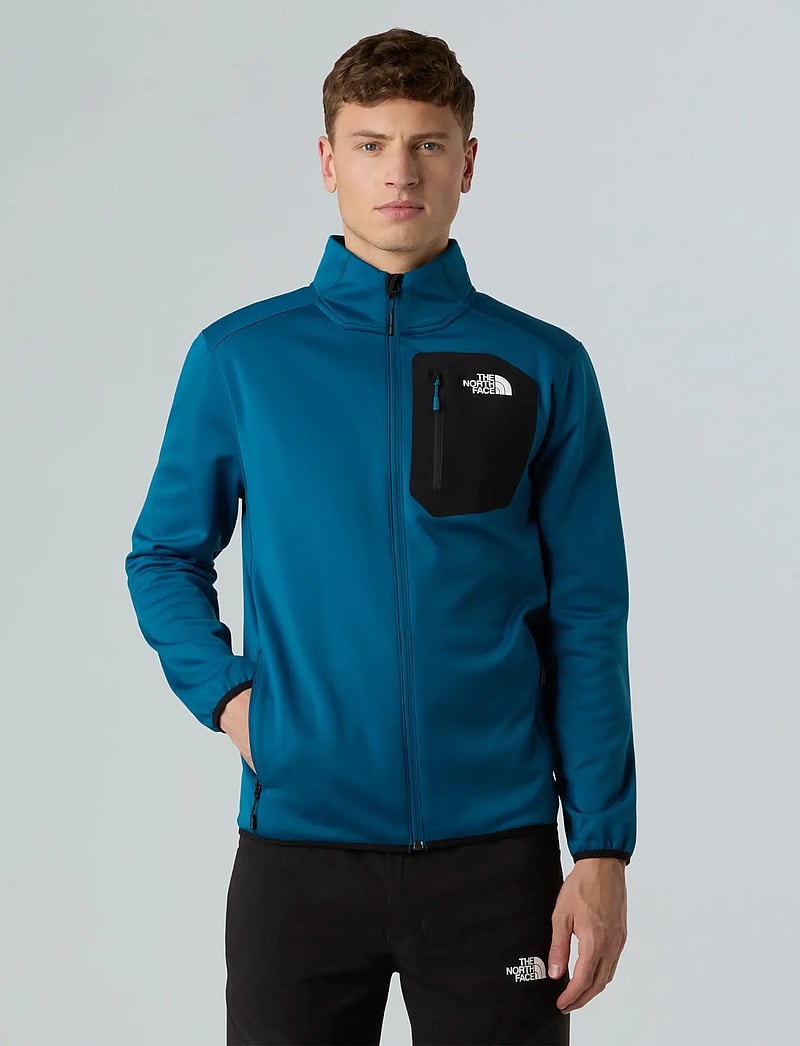 The North Face - M CREST FULL ZIP JACKET - fleece & midlayer - mineral ink/tnf black - 0