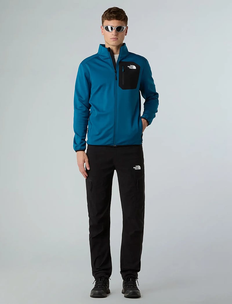 The North Face - M CREST FULL ZIP JACKET - fleece & midlayer - mineral ink/tnf black - 3