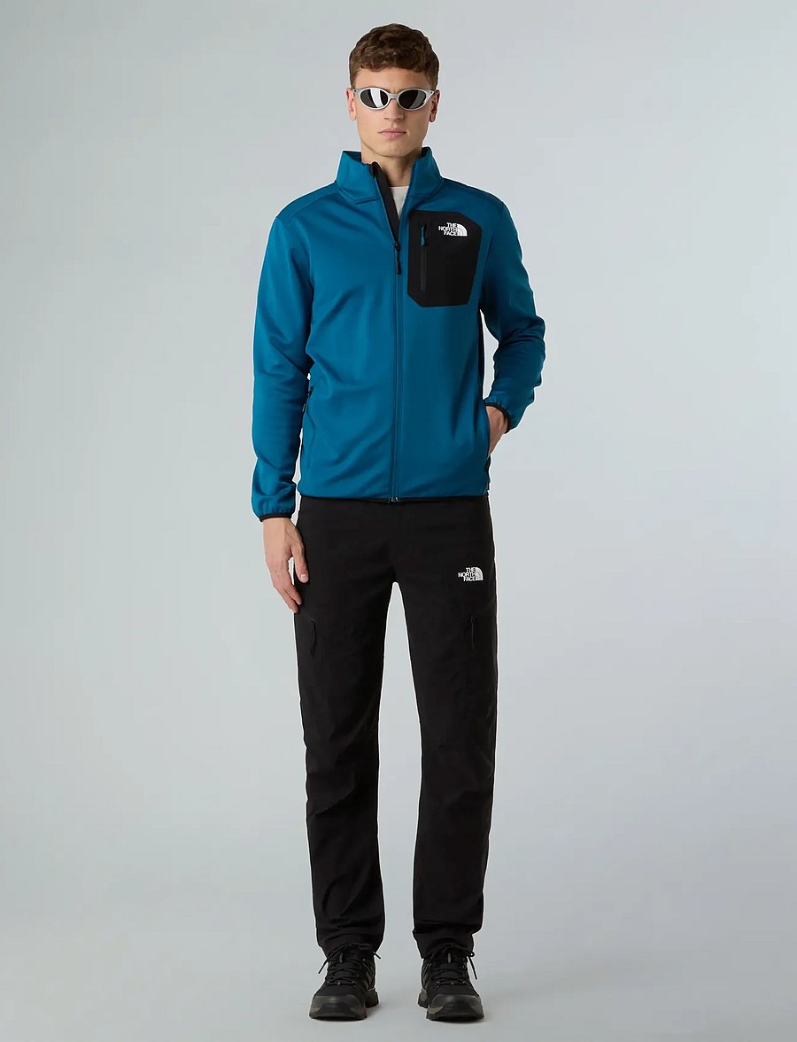 The North Face - M CREST FZ - fleece & midlayer - mineral ink/tnf black - 3