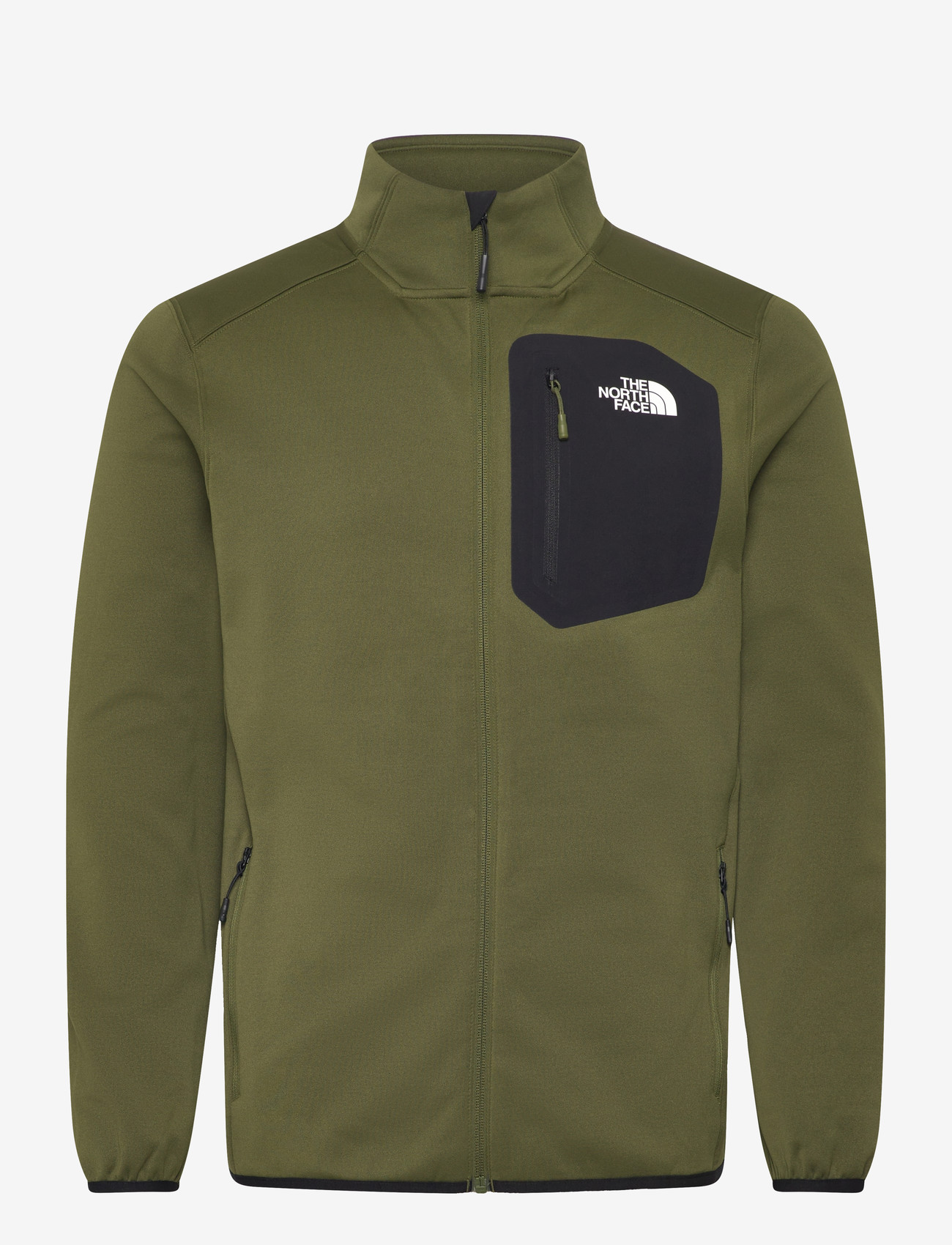 The North Face - M CREST FZ - fleece og mellemlag - woodland green/tnf blac - 1
