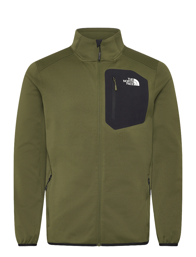 The North Face - M CREST FULL ZIP JACKET - fleece & midlayer - woodland green/tnf blac - 1