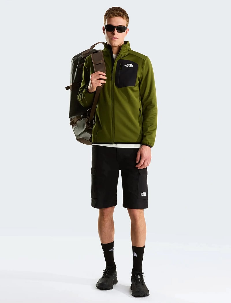 The North Face - M CREST FULL ZIP JACKET - fleece & midlayer - woodland green/tnf blac - 3