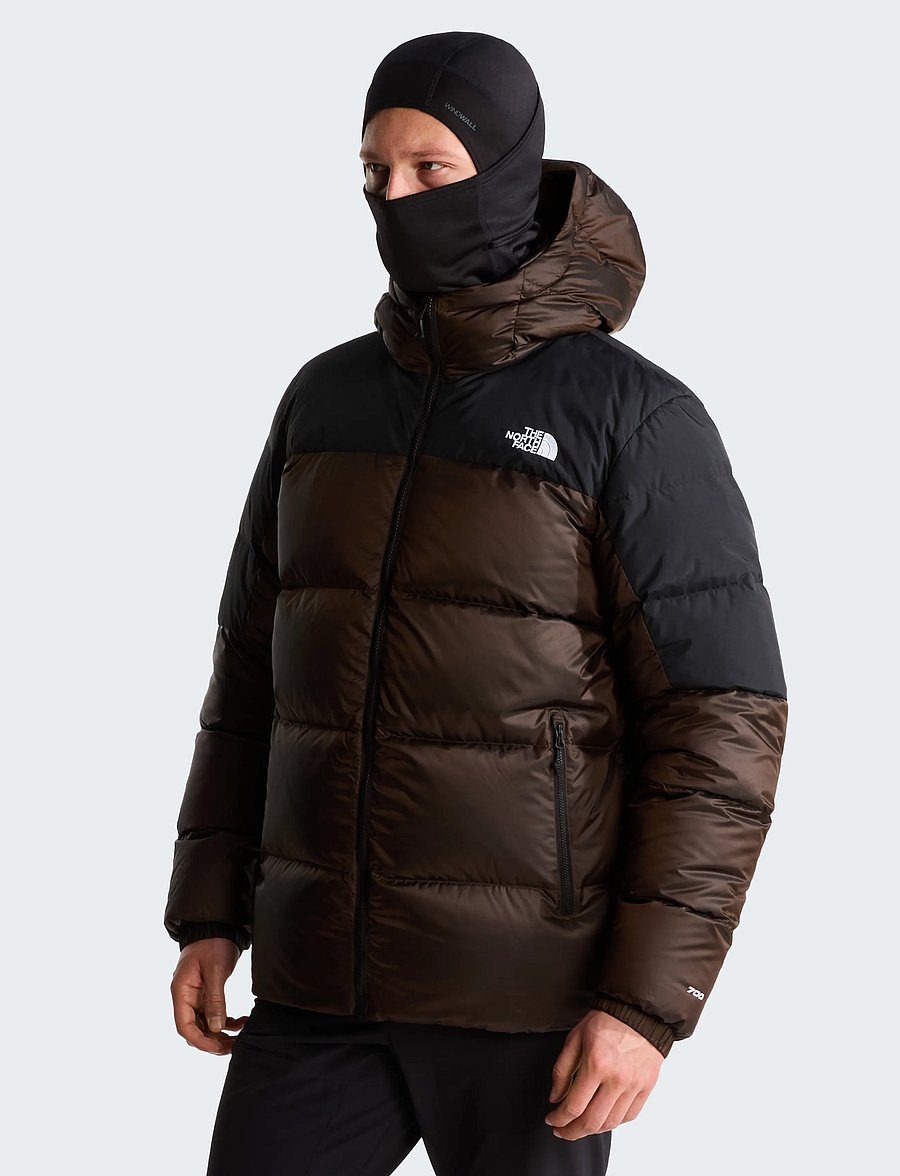 The North Face - M DIABLO DOWN 2.0 HOODIE - daunenjacken - dark chestnut black hea - 0