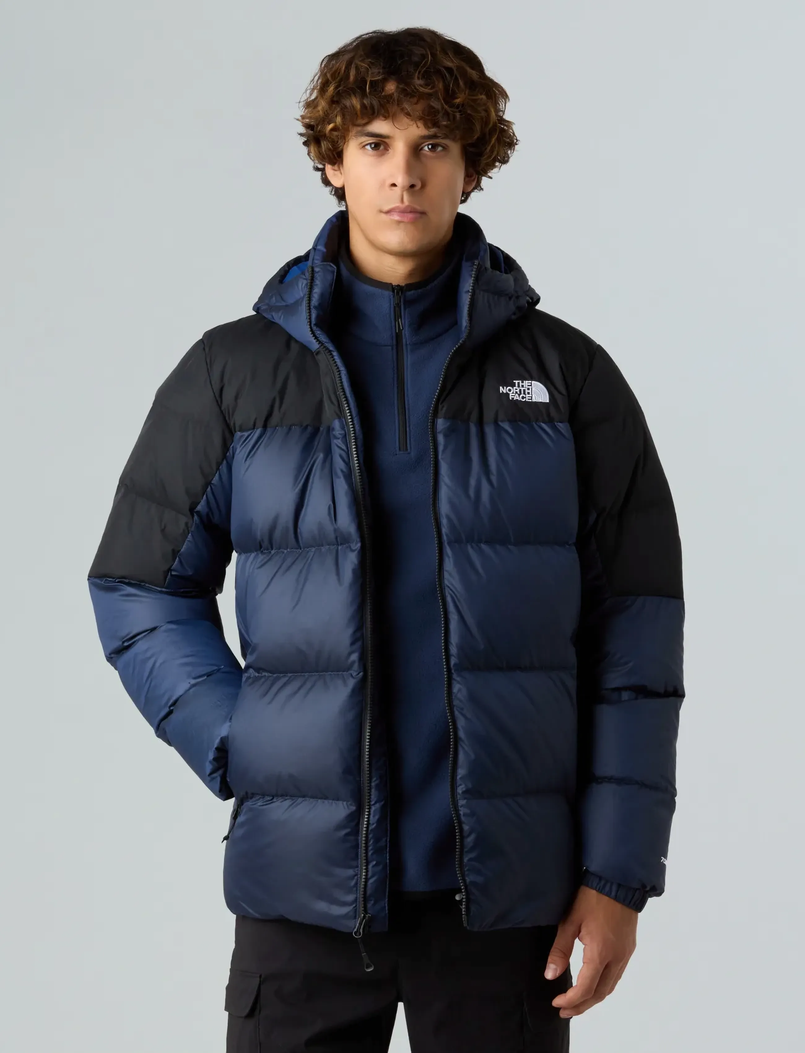 The North Face - M DIABLO DOWN 2.0 HOODIE - down jackets - estate blue black heath - 5