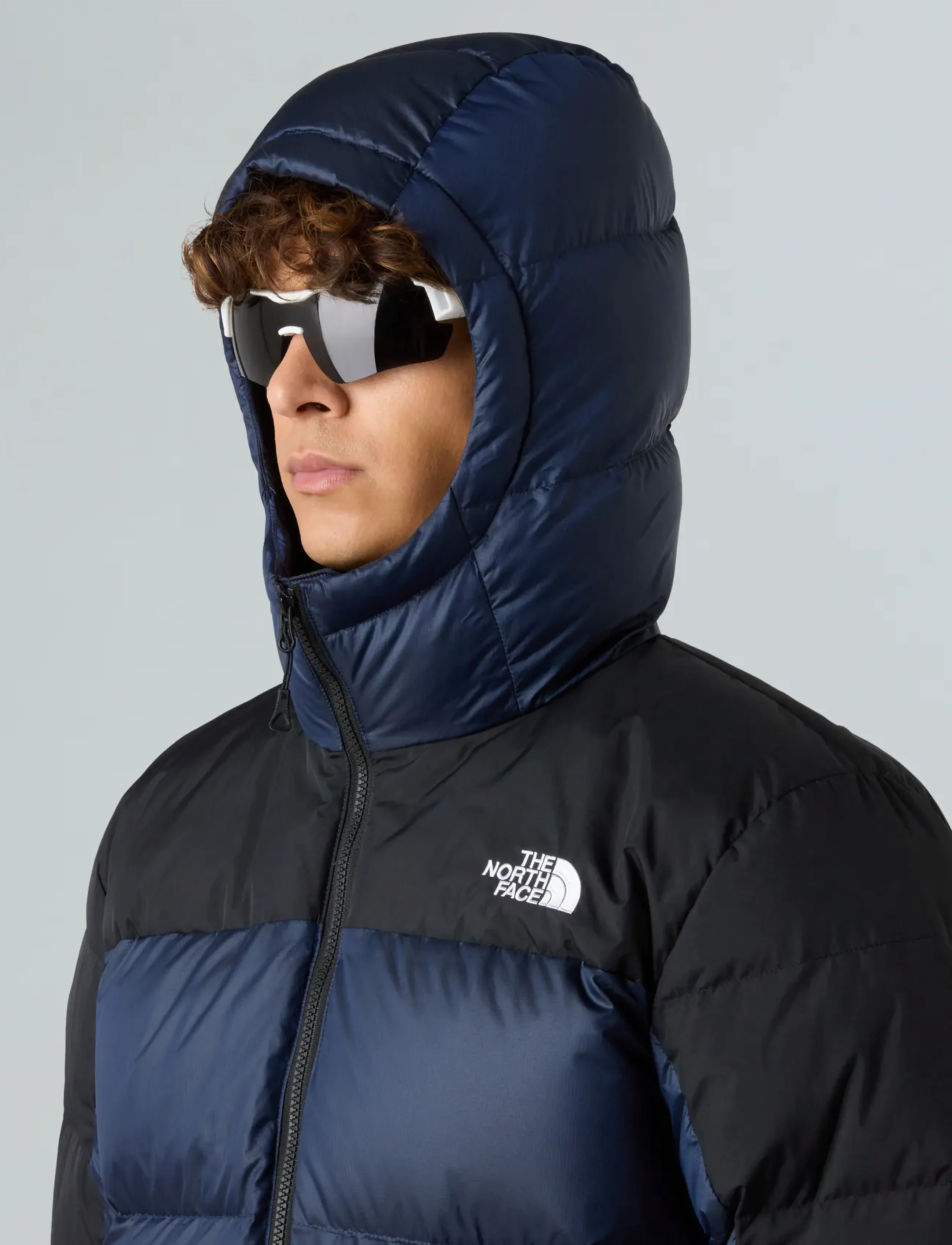 THE NORTH FACE Men's Diablo Down 2.0 Hooded Jacket Estate Blue Black Heather/TNF dunjackor – bild 6
