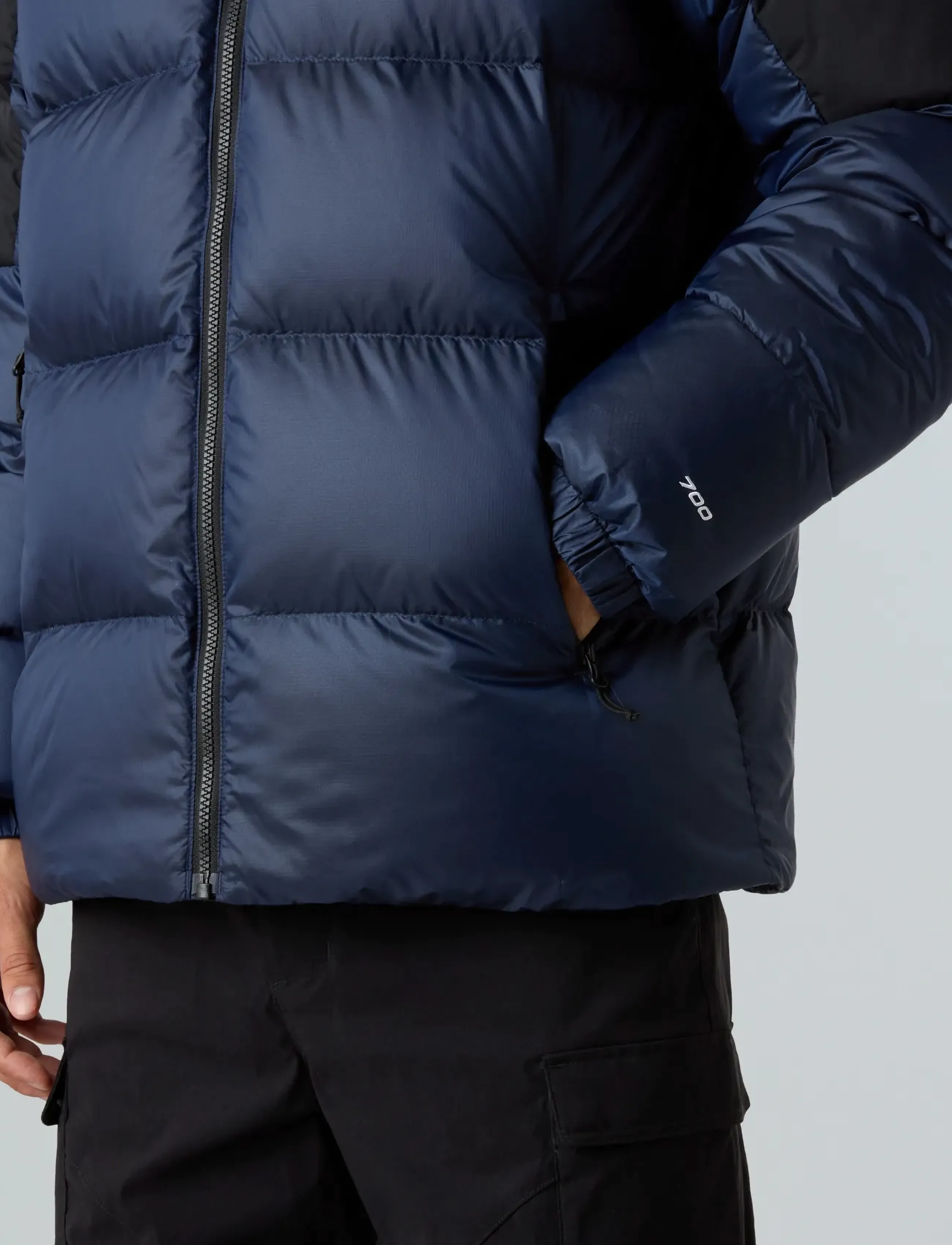 THE NORTH FACE Men's Diablo Down 2.0 Hooded Jacket Estate Blue Black Heather/TNF dunjackor – bild 7