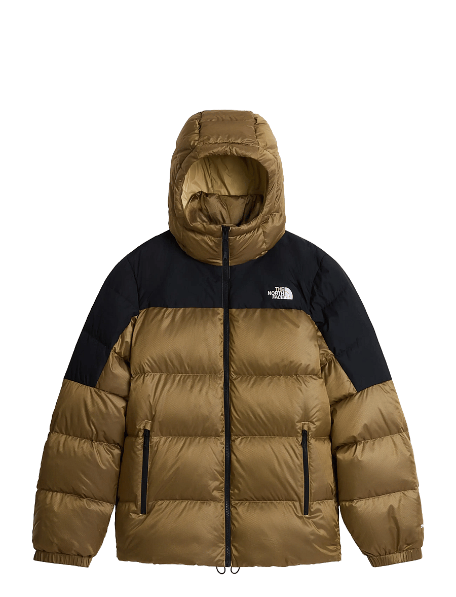 The North Face - M DIABLO DOWN 2.0 HOODIE - down jackets - khaki stone black heath - 0