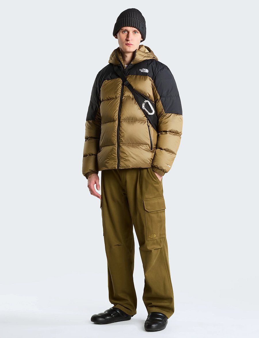 The North Face - M DIABLO DOWN 2.0 HOODIE - down jackets - khaki stone black heath - 2