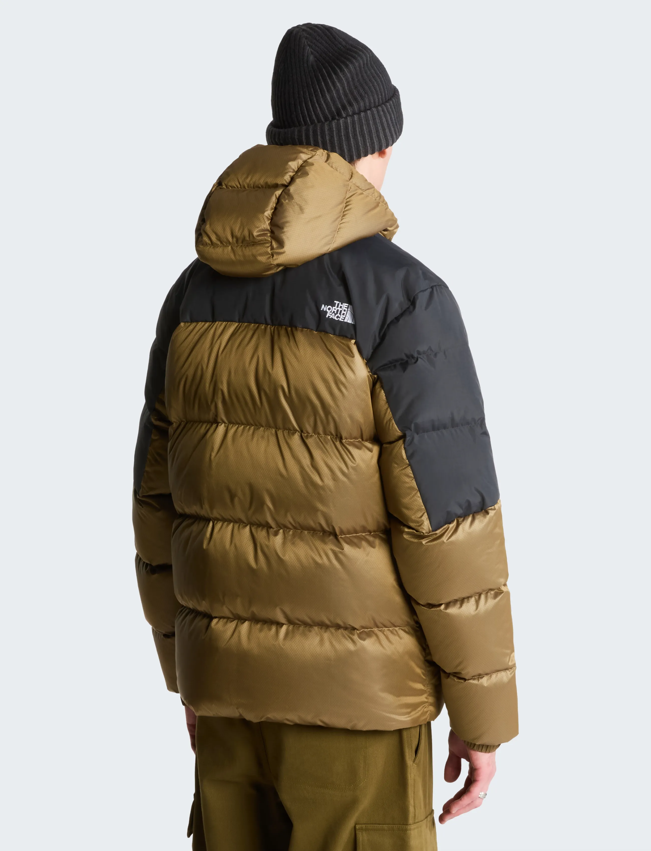 The North Face - M DIABLO DOWN 2.0 HOODIE - down jackets - khaki stone black heath - 4