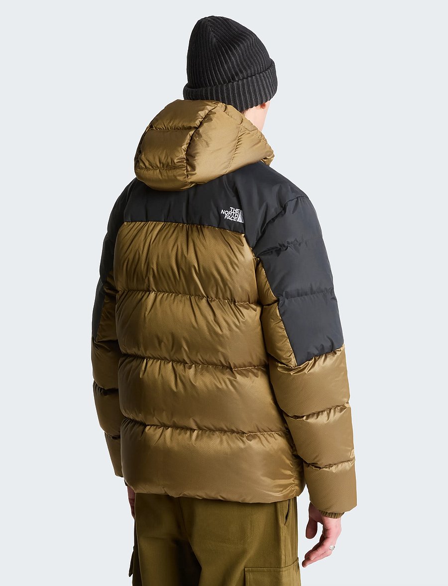 The North Face - M DIABLO DOWN 2.0 HOODIE - down jackets - khaki stone black heath - 4