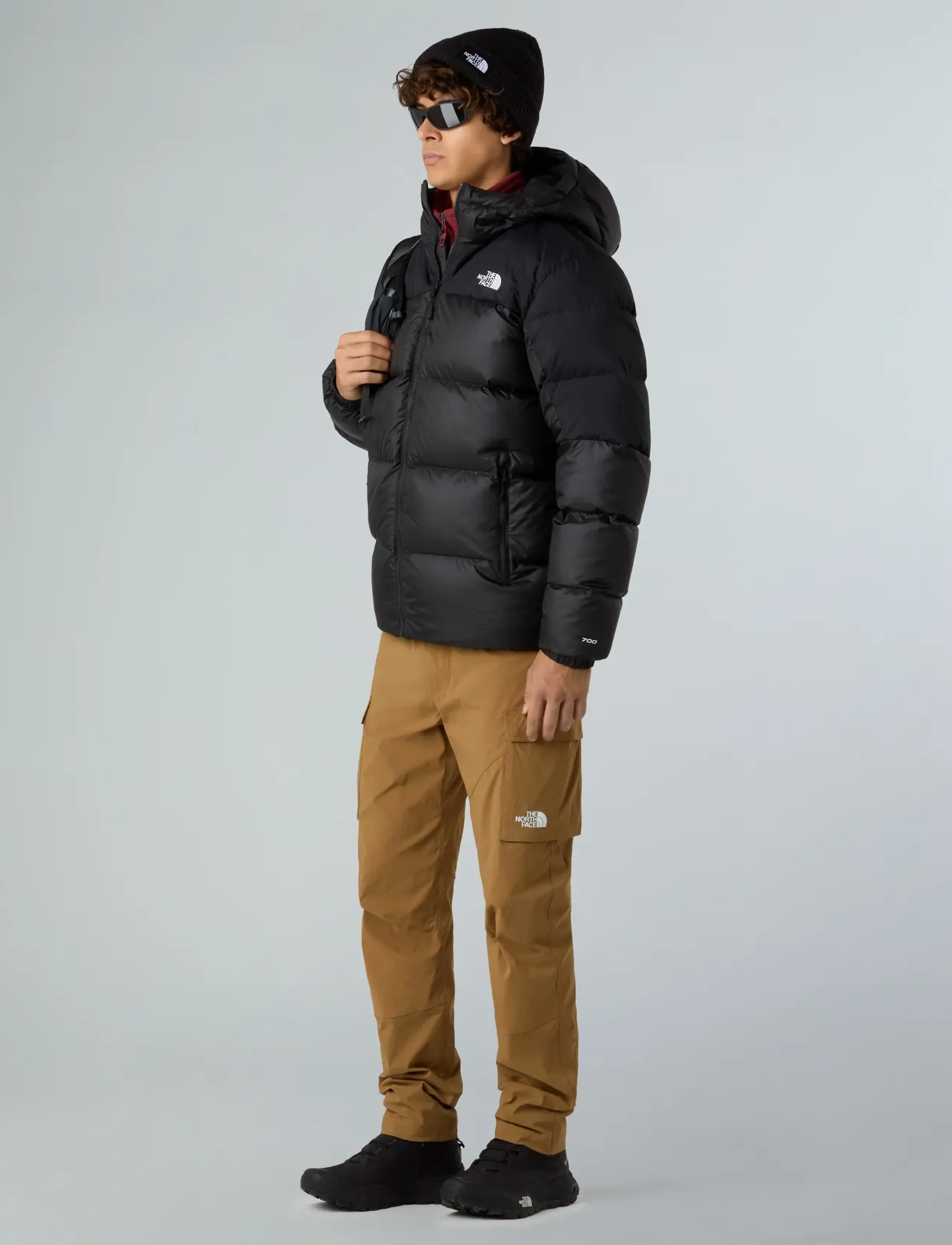 The North Face - M DIABLO DOWN 2.0 HOODIE - daunenjacken - tnf black heather/tnf b - 3