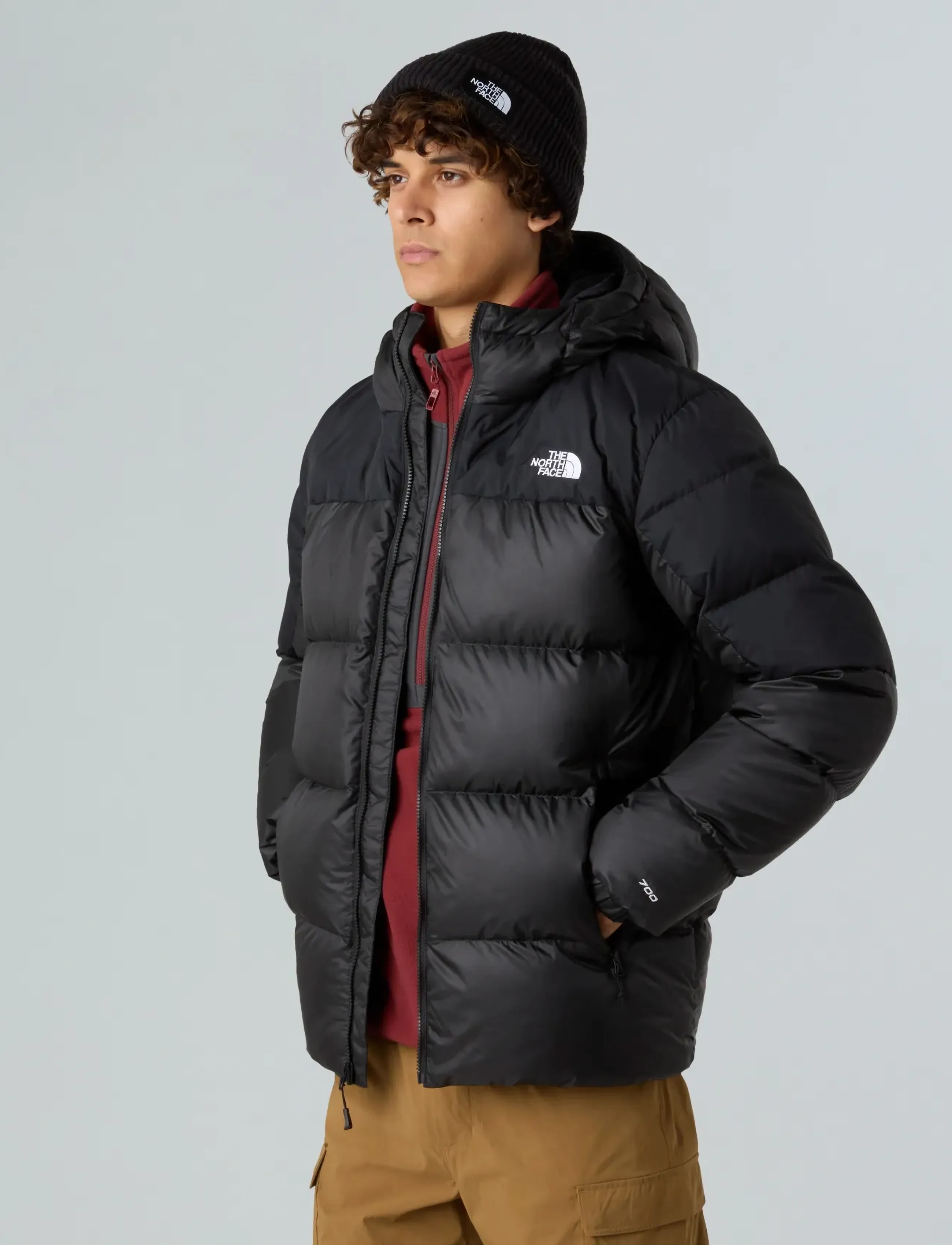 The North Face - M DIABLO DOWN 2.0 HOODIE - daunenjacken - tnf black heather/tnf b - 5