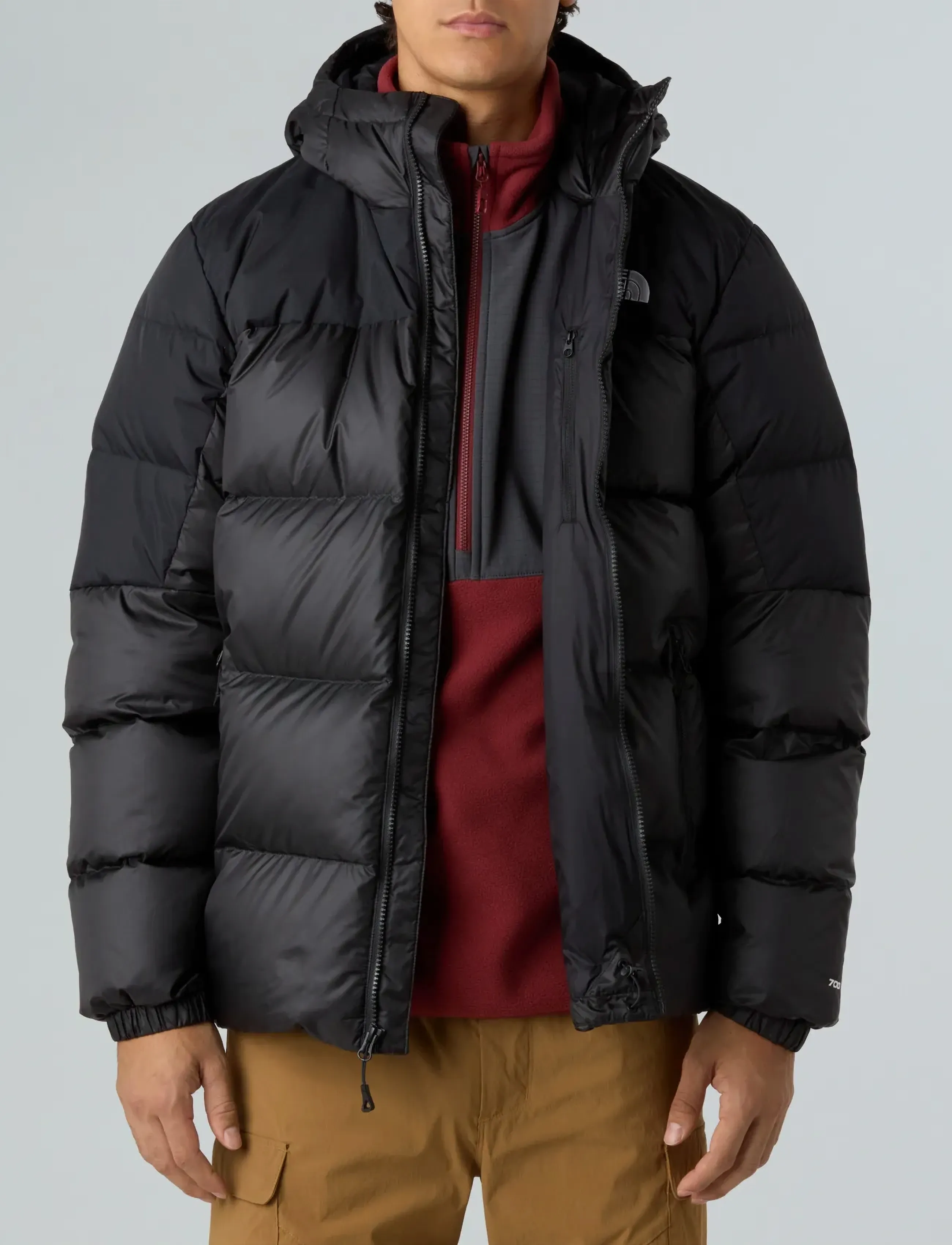 THE NORTH FACE Men's Diablo Down 2.0 Hooded Jacket Estate Blue Black Heather/TNF dunjackor – bild 8