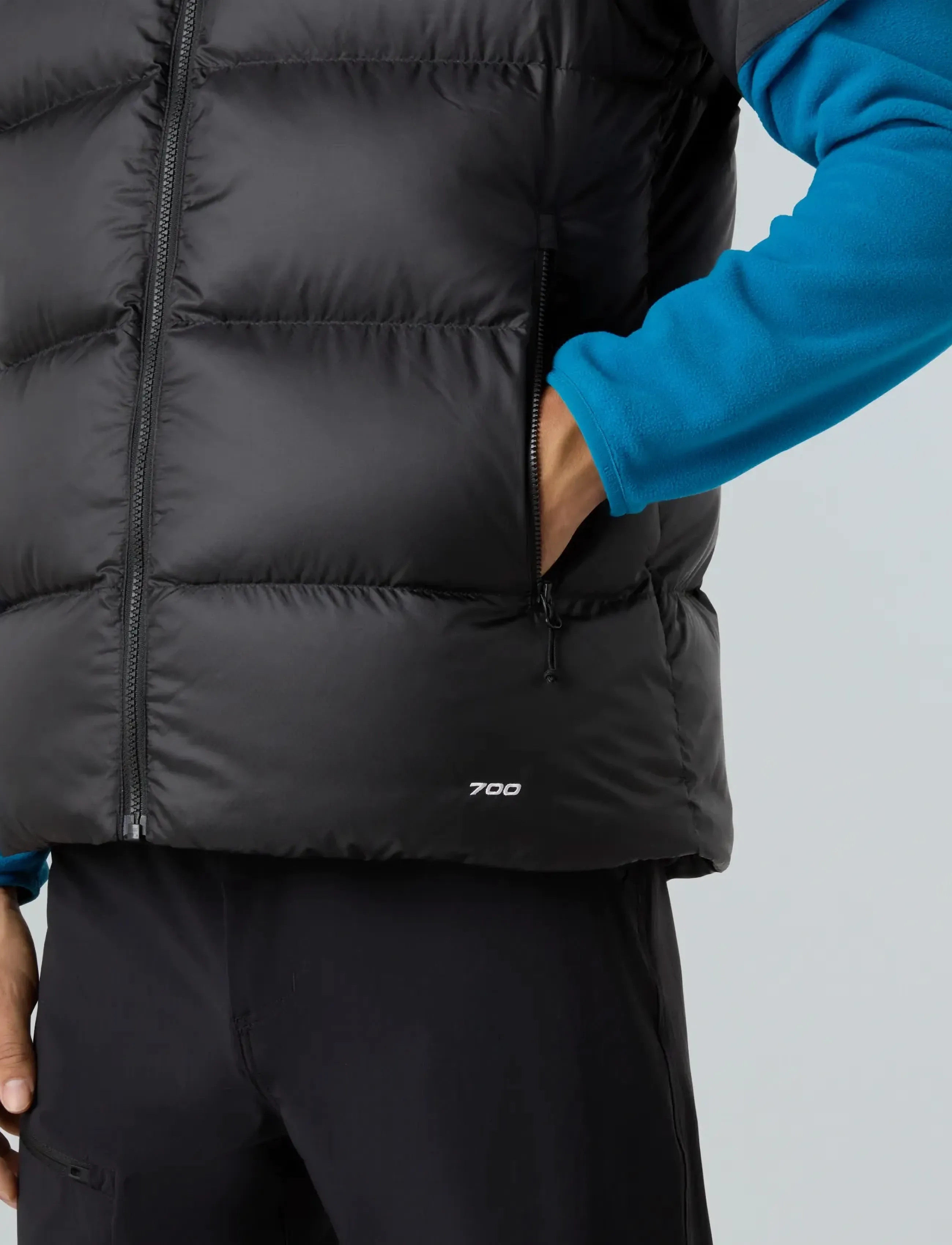 The North Face - M DIABLO DOWN 2.0 VEST - vesti - tnf black heather/tnf b - 4
