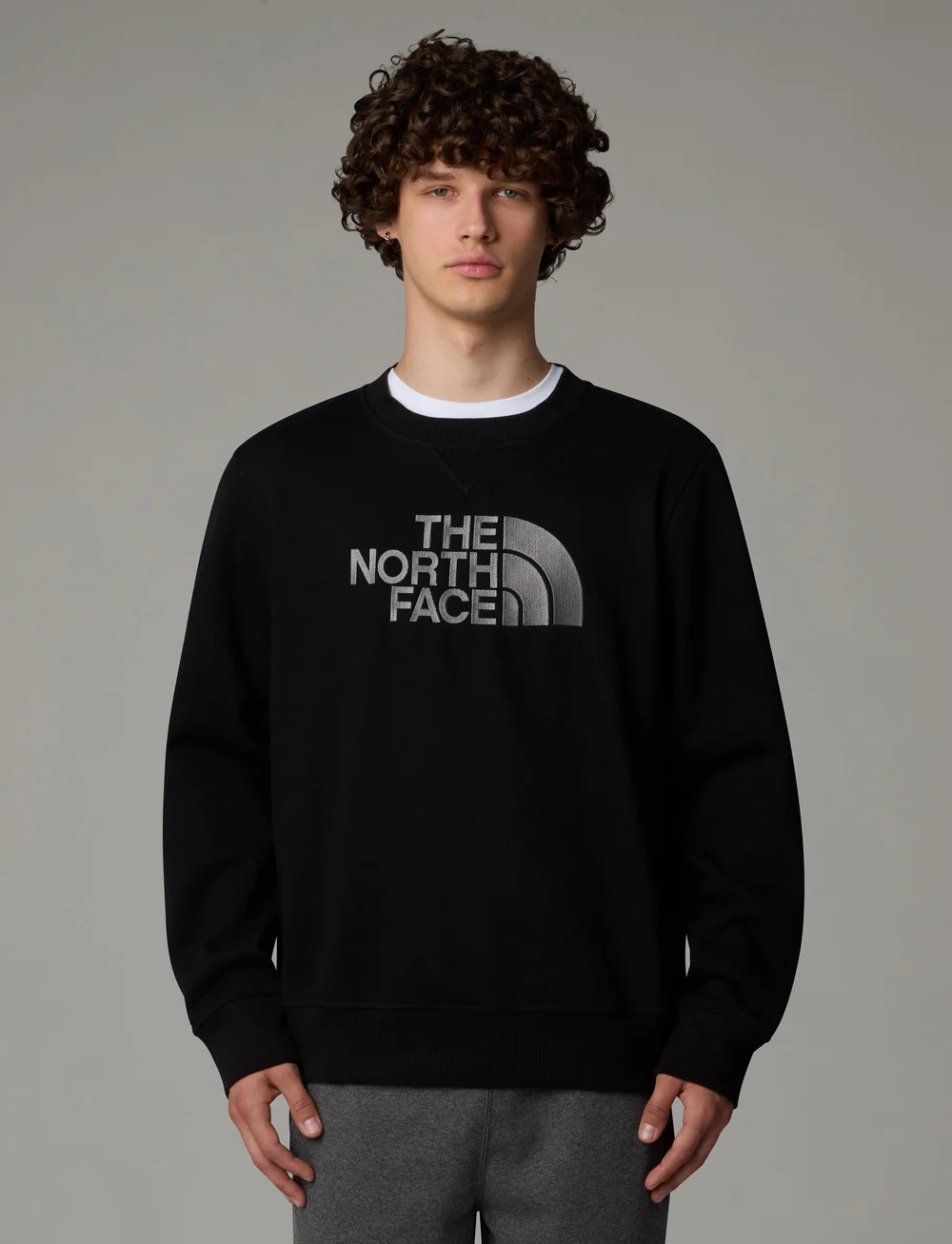 The North Face - M DREW PEAK REGULAR CREW - tops - black - 0