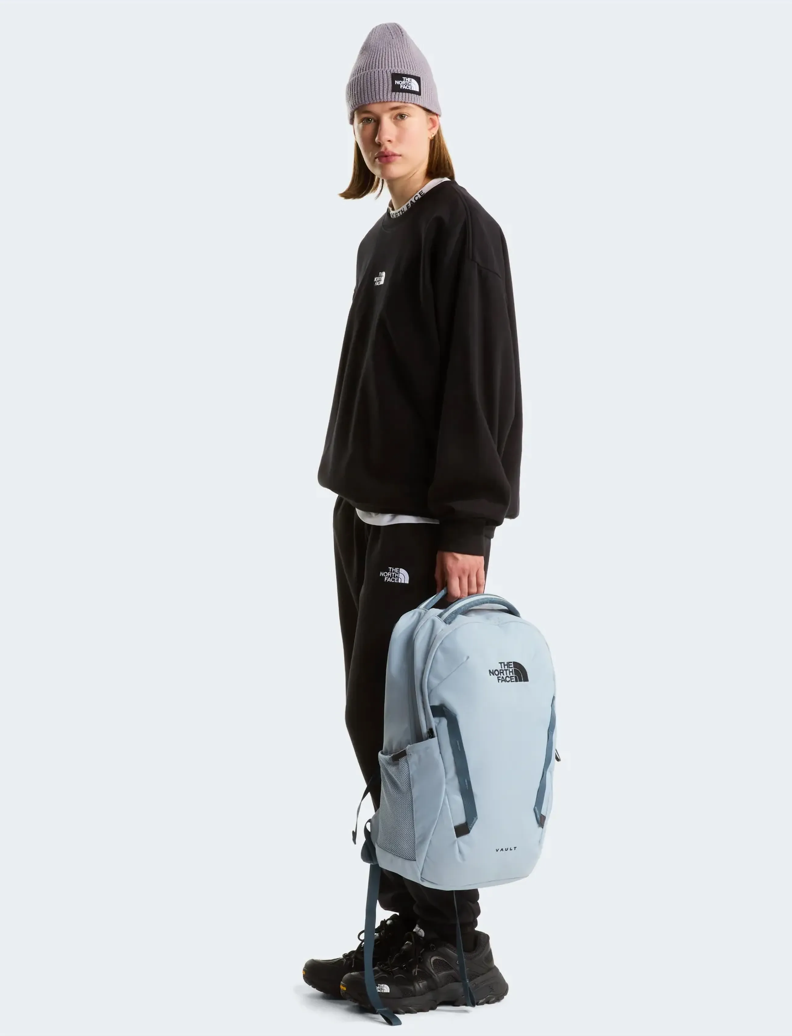 The North Face - W ESSENTIAL OVERSIZE CREW - dressipluusid - black - 4
