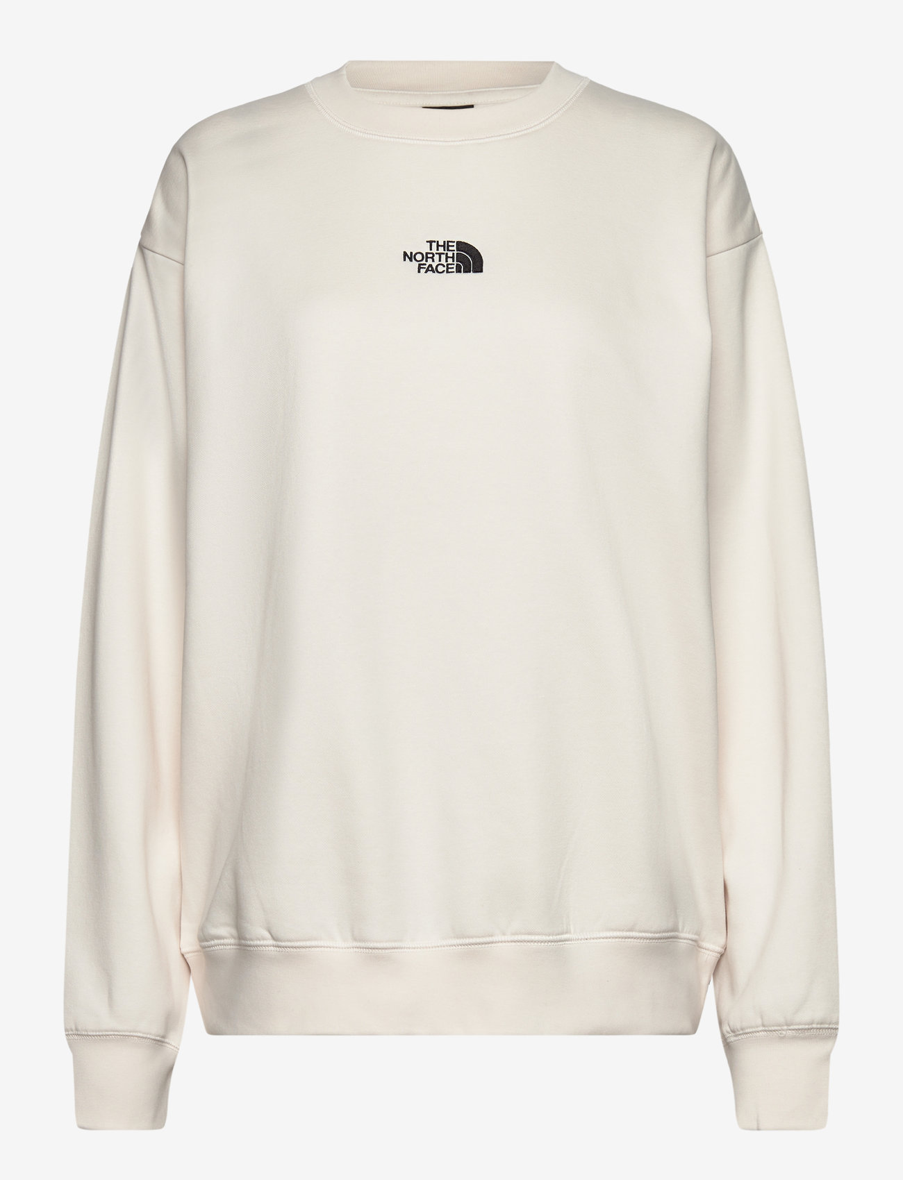 The North Face - W ESSENTIAL OVERSIZE CREW - dressipluusid - white dune - 1