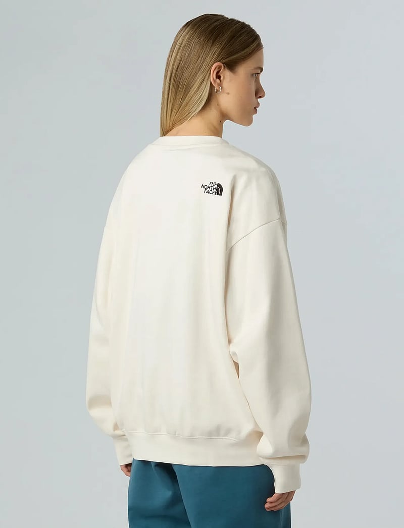 The North Face - W ESSENTIAL OVERSIZE CREW - oberteile - white dune - 4