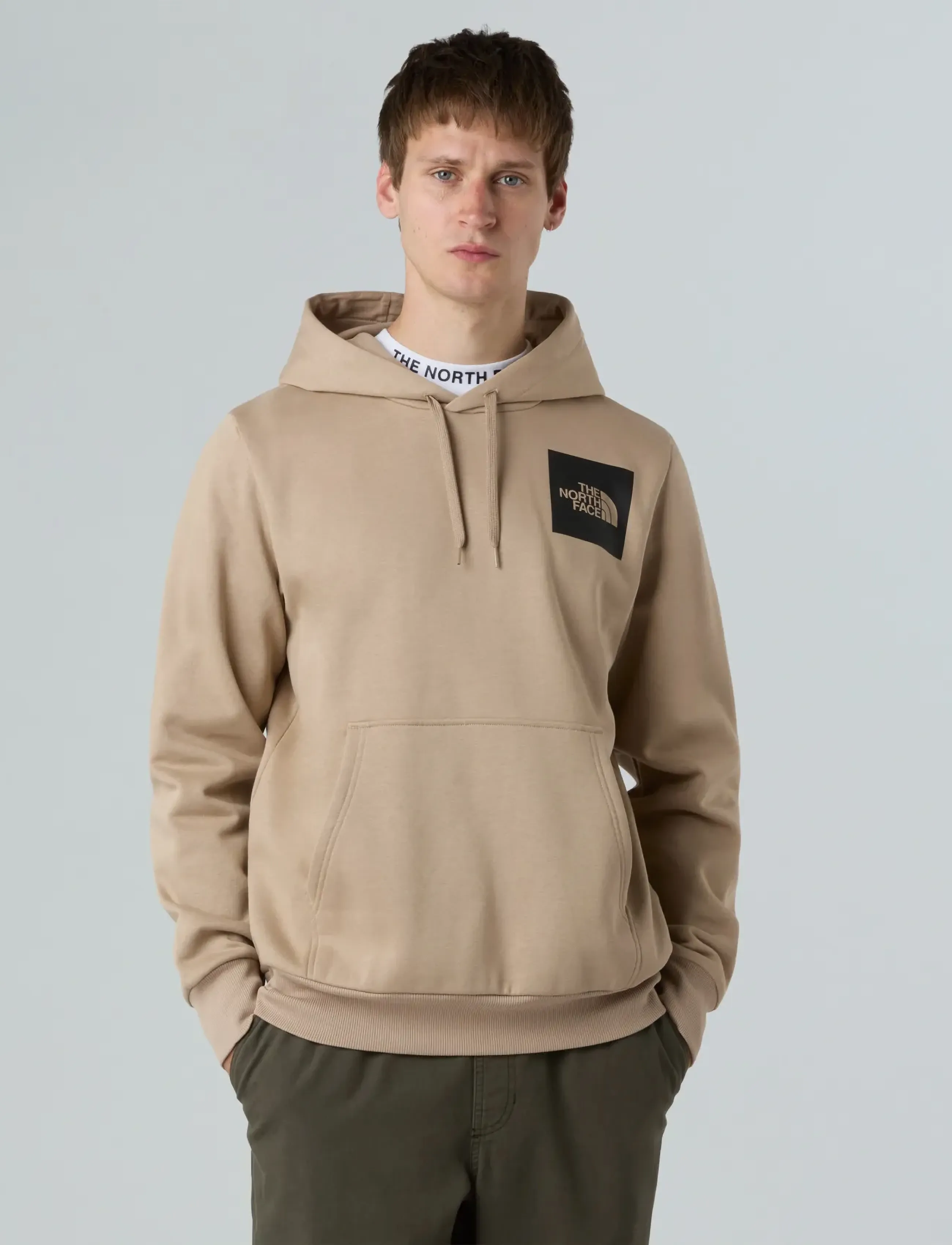 The North Face M FINE HOODIE - Hoodies - MUSHROOM GREY / beige