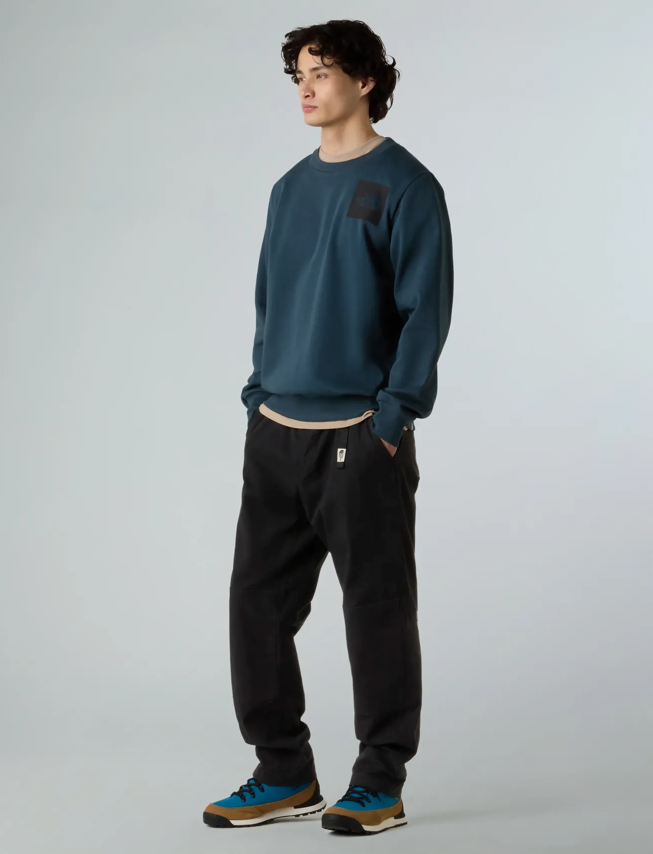 The North Face - M FINE CREW - sport - deep cypress - 3