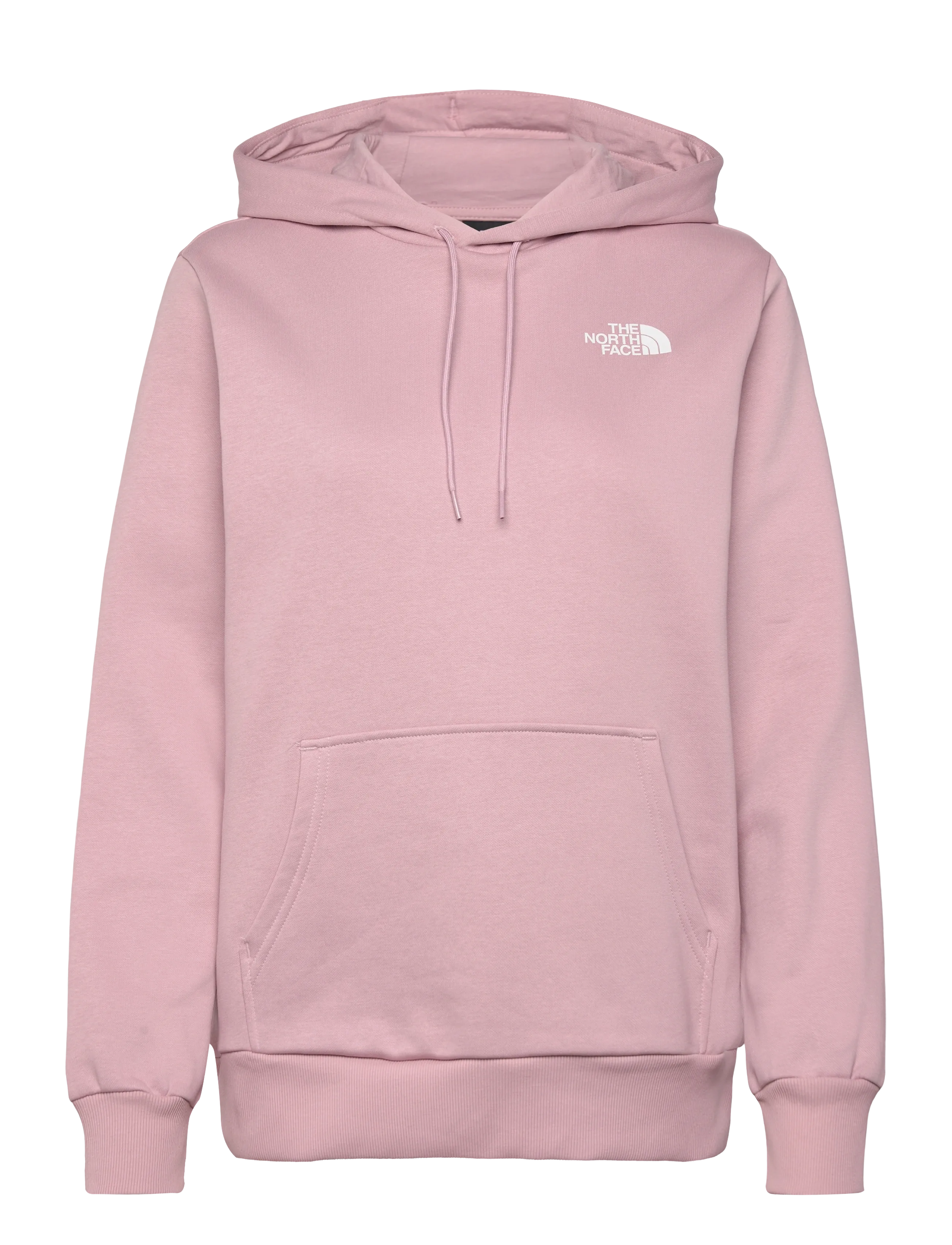 W SIMPLE DOME HOODIE - METAL PINK