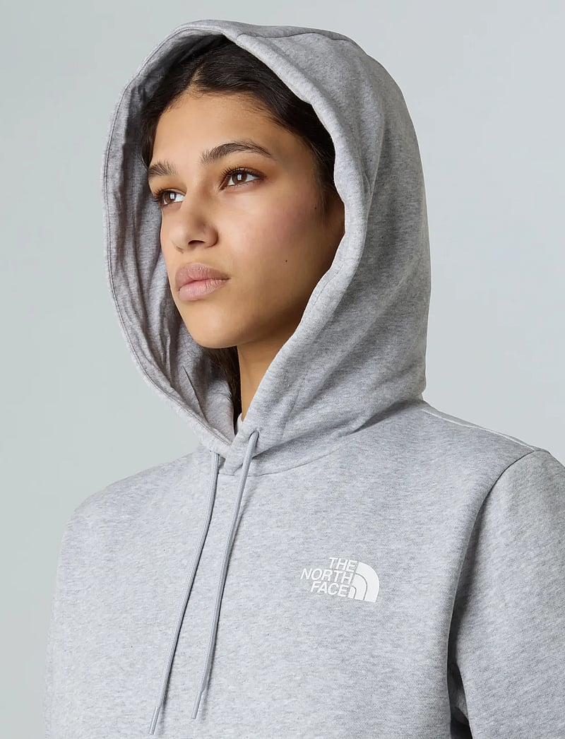 The North Face - W SIMPLE DOME REGULAR HOODIE - dressipluusid ja pusad - tnf light grey heather - 3