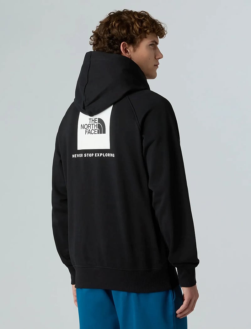 The North Face - M RAGLAN BOX NSE REGULAR HOODIE - tops - black - 0