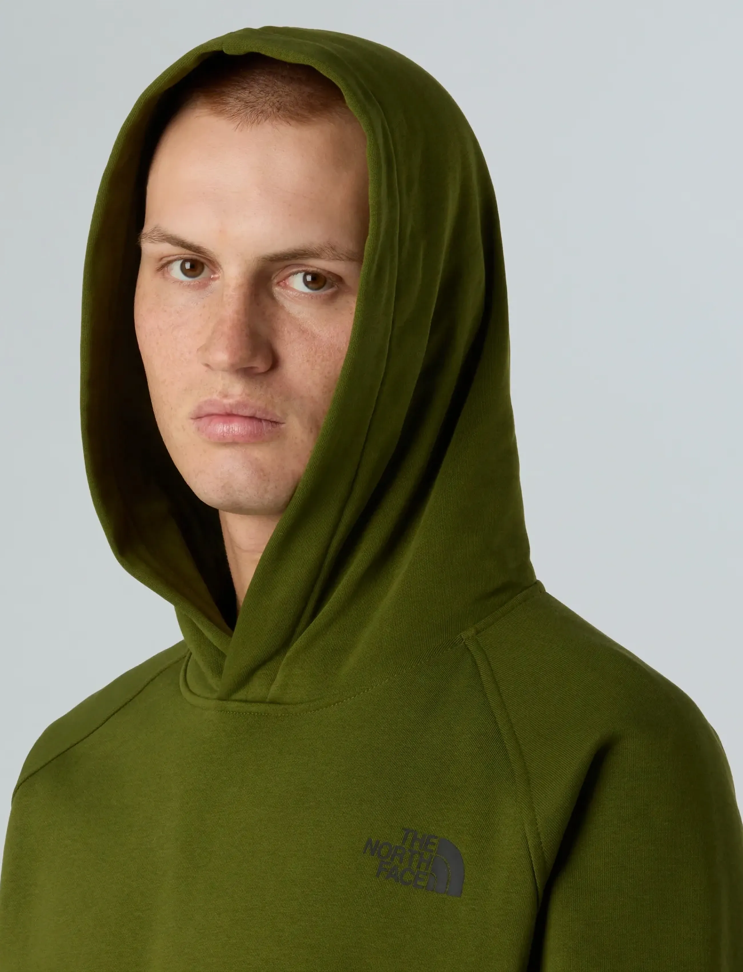 The North Face - M RAGLAN BOX NSE REGULAR HOODIE - pulls a capuche - woodland green/tnf blac - 3