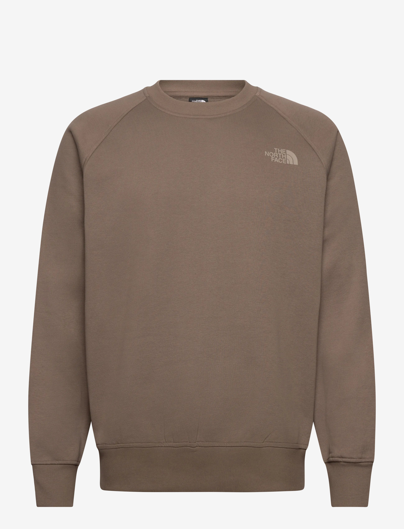 The North Face - M RAGLAN BOX NSE REGULAR CREW - tops - mocha brown/mushroom gr - 1