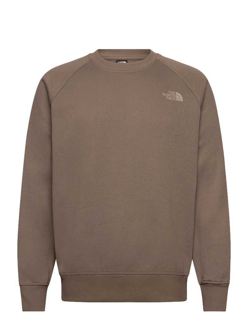 The North Face - M RAGLAN BOX NSE REGULAR CREW - tops - mocha brown/mushroom gr - 1