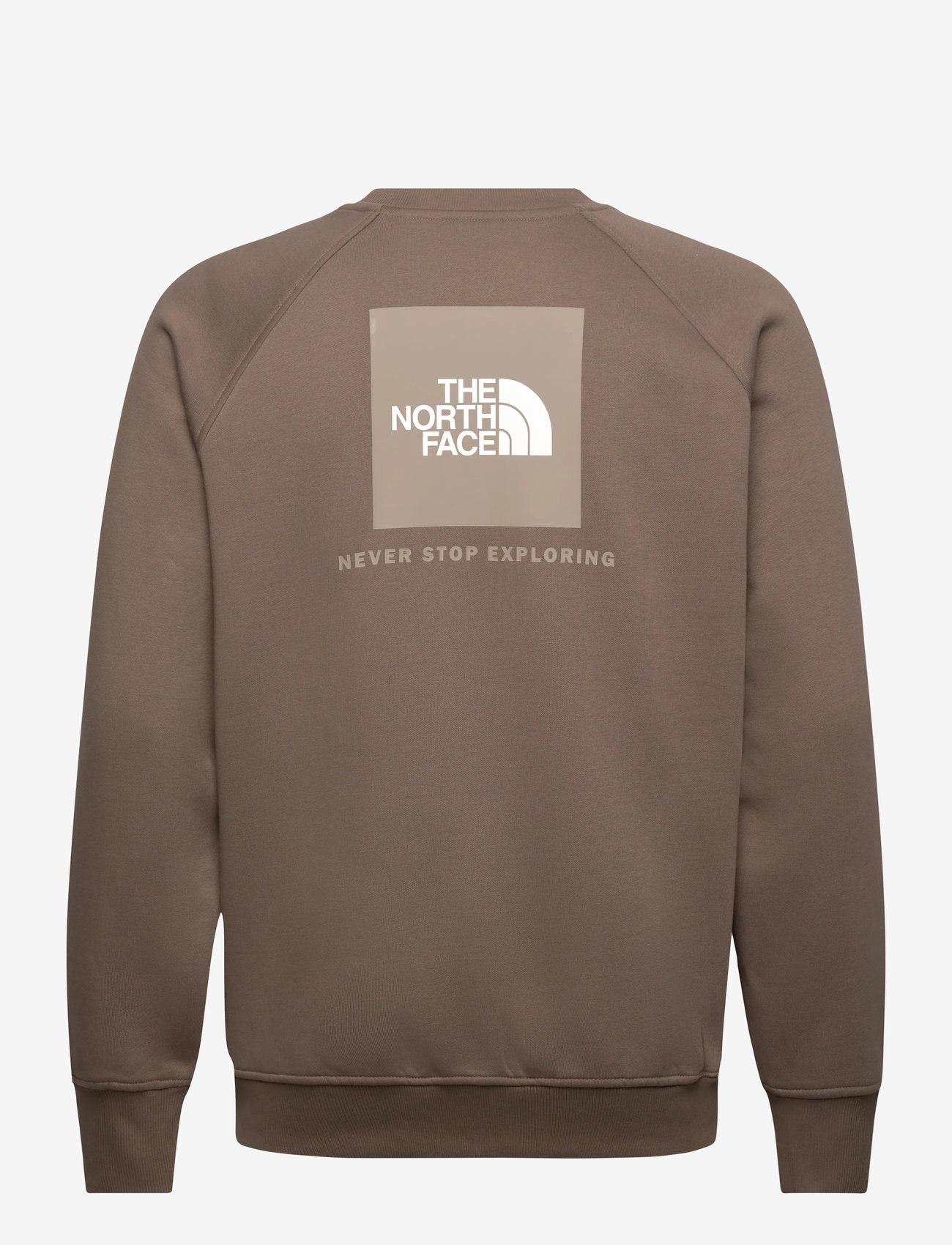 The North Face - M RAGLAN BOX NSE REGULAR CREW - tops - mocha brown/mushroom gr - 2
