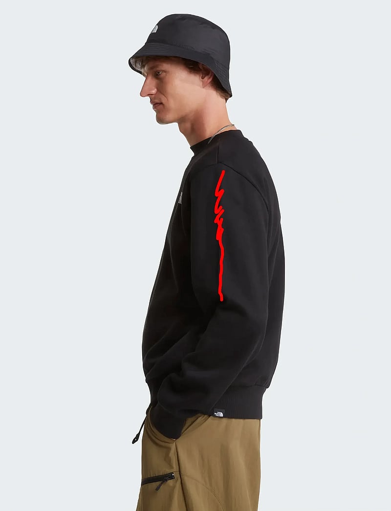 The North Face - M SIMPLE DOME REGULAR CREW - overdele - black - 4