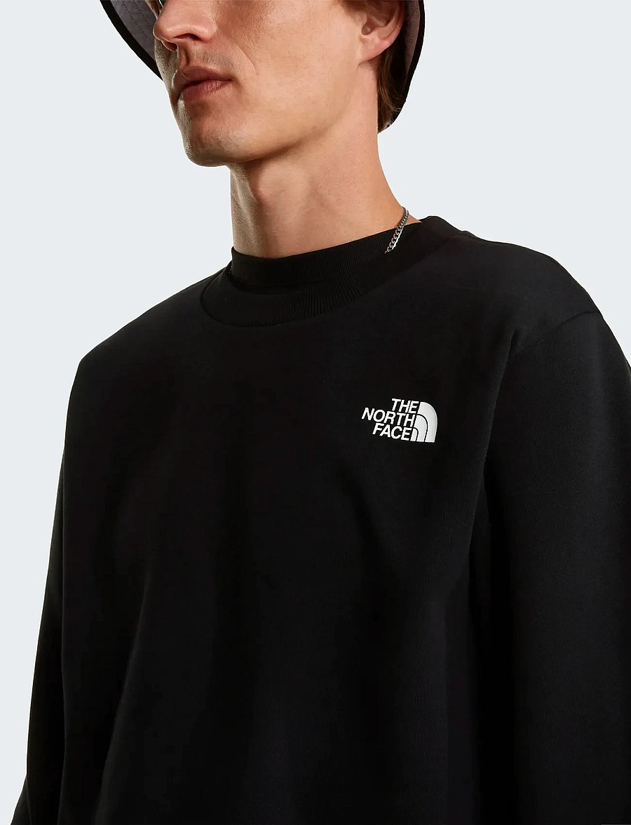 The North Face - M SIMPLE DOME REGULAR CREW - oberteile - black - 4