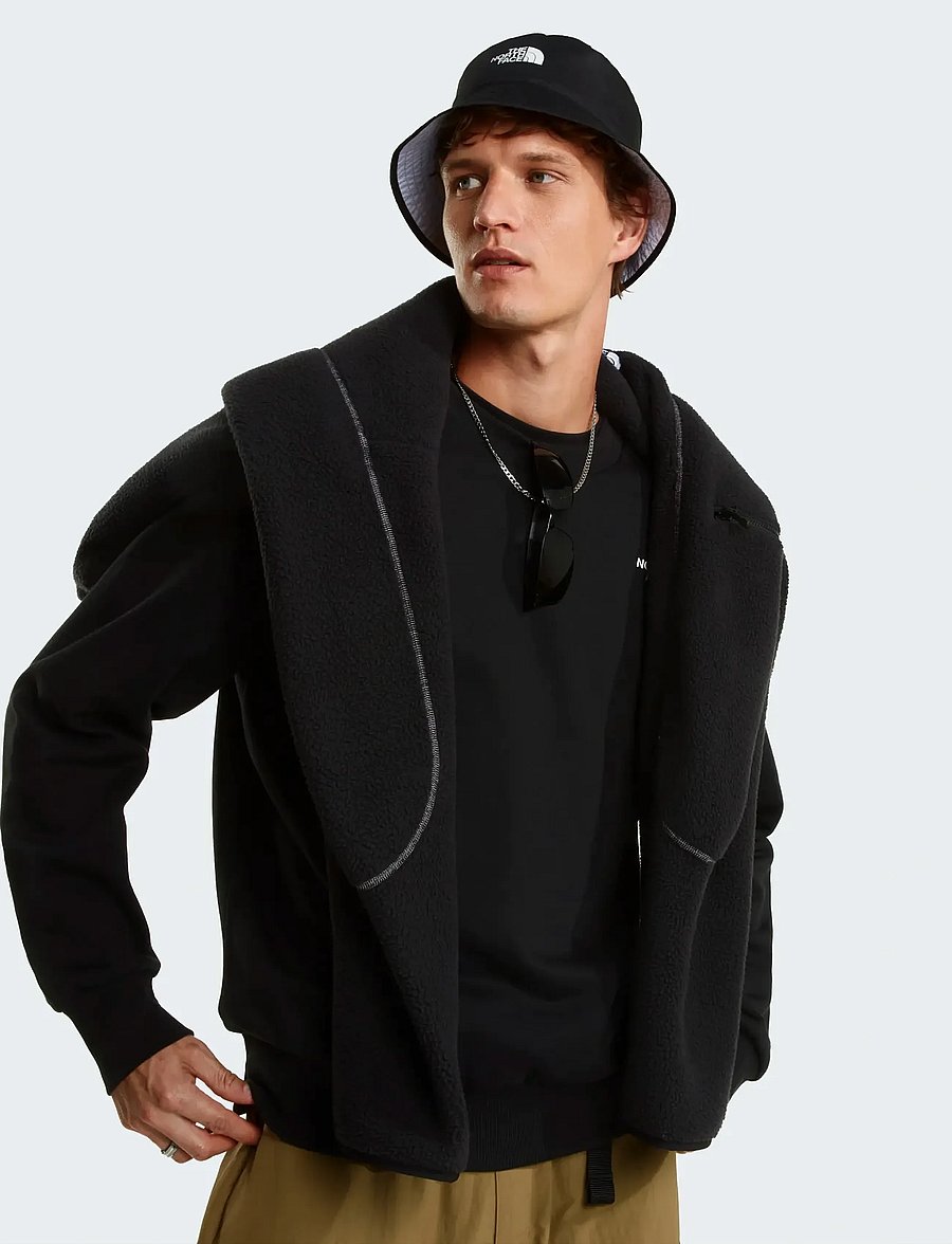 The North Face - M SIMPLE DOME REGULAR CREW - oberteile - black - 5