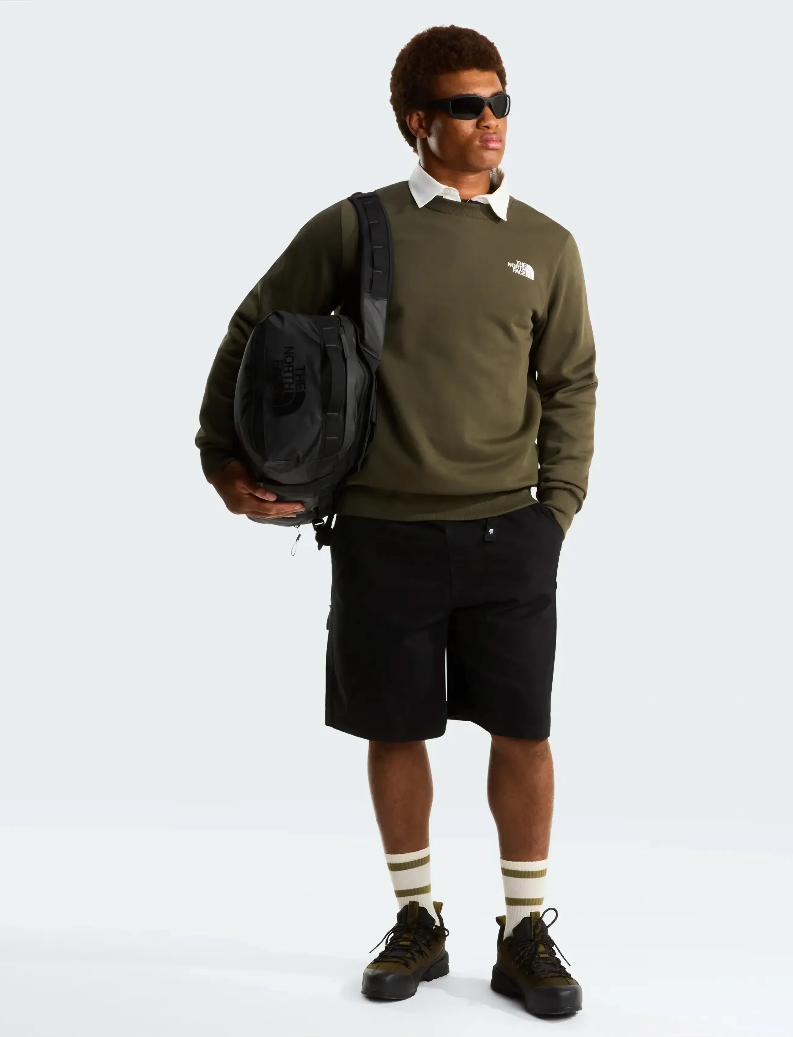 The North Face - M SIMPLE DOME REGULAR CREW - oberteile - new taupe green - 3