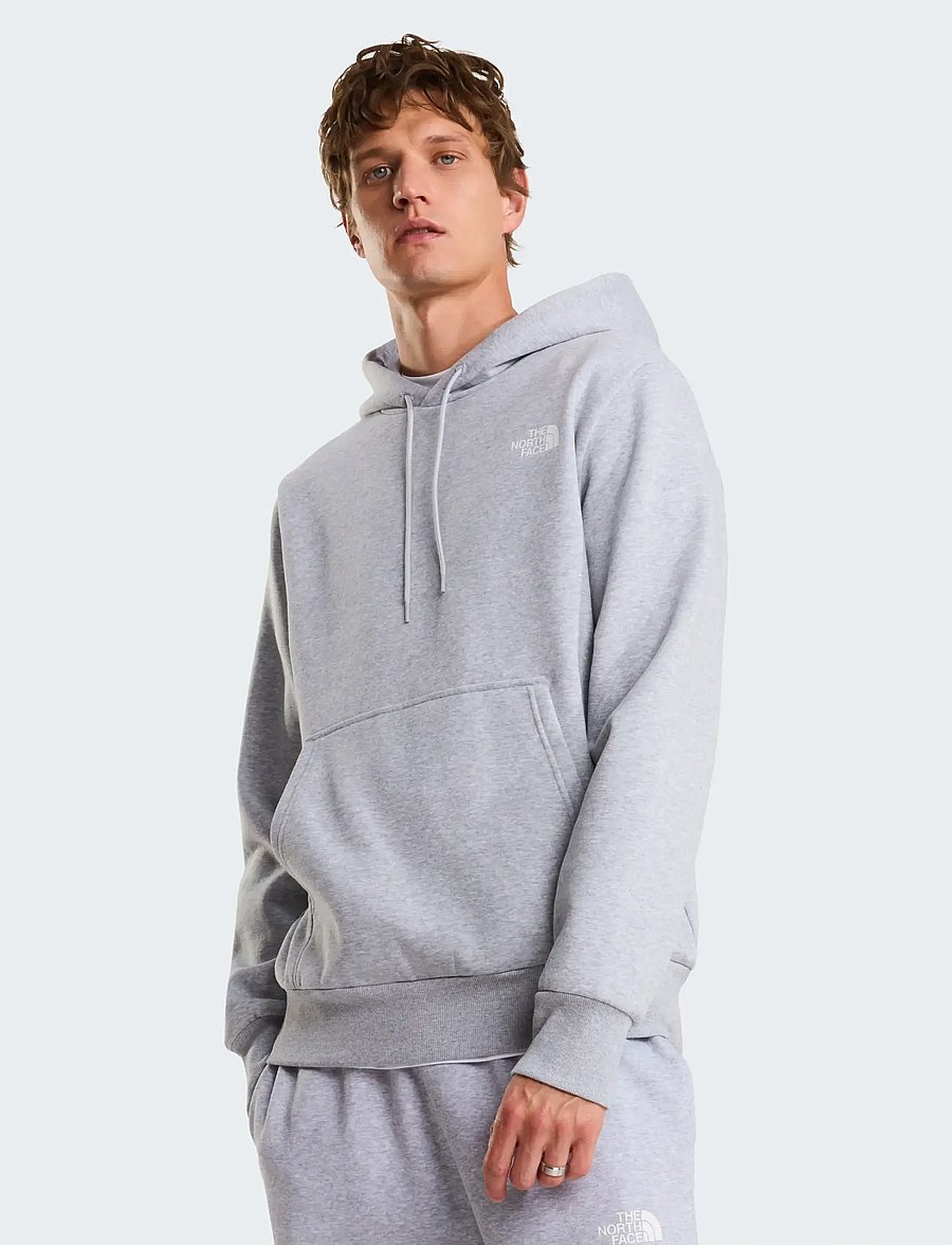 The North Face - M SIMPLE DOME REGULAR HOODIE - overdele - grey - 0