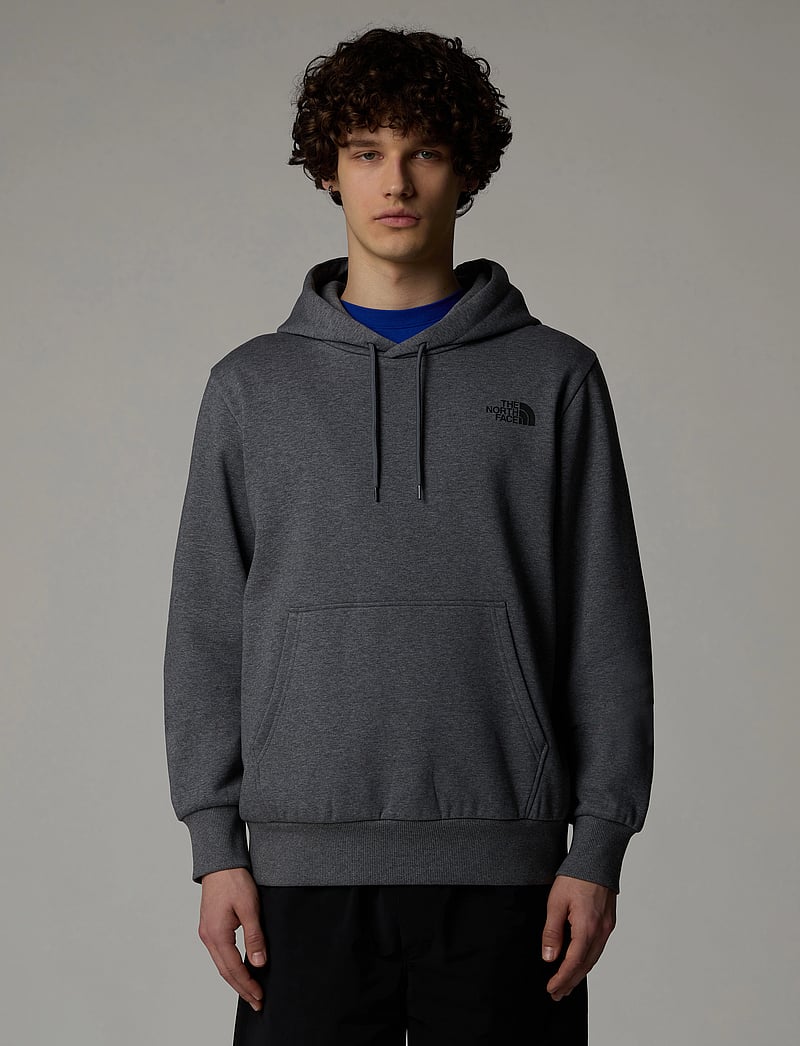 The North Face - M SIMPLE DOME HOODIE - oberteile - tnf medium grey heather - 0
