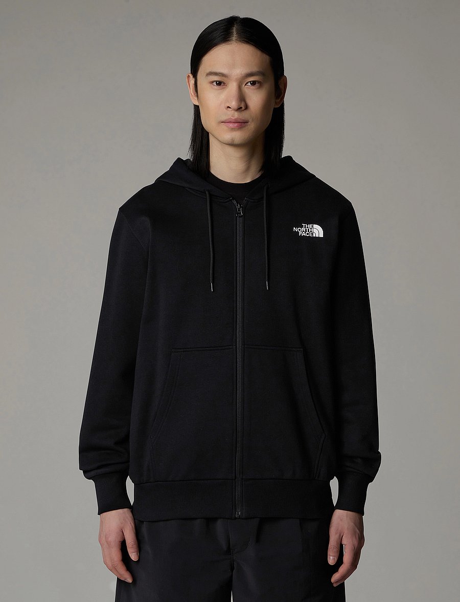 The North Face - M SIMPLE DOME FULL ZIP HOODIE - viršutinės dalies drabužiai - black - 0