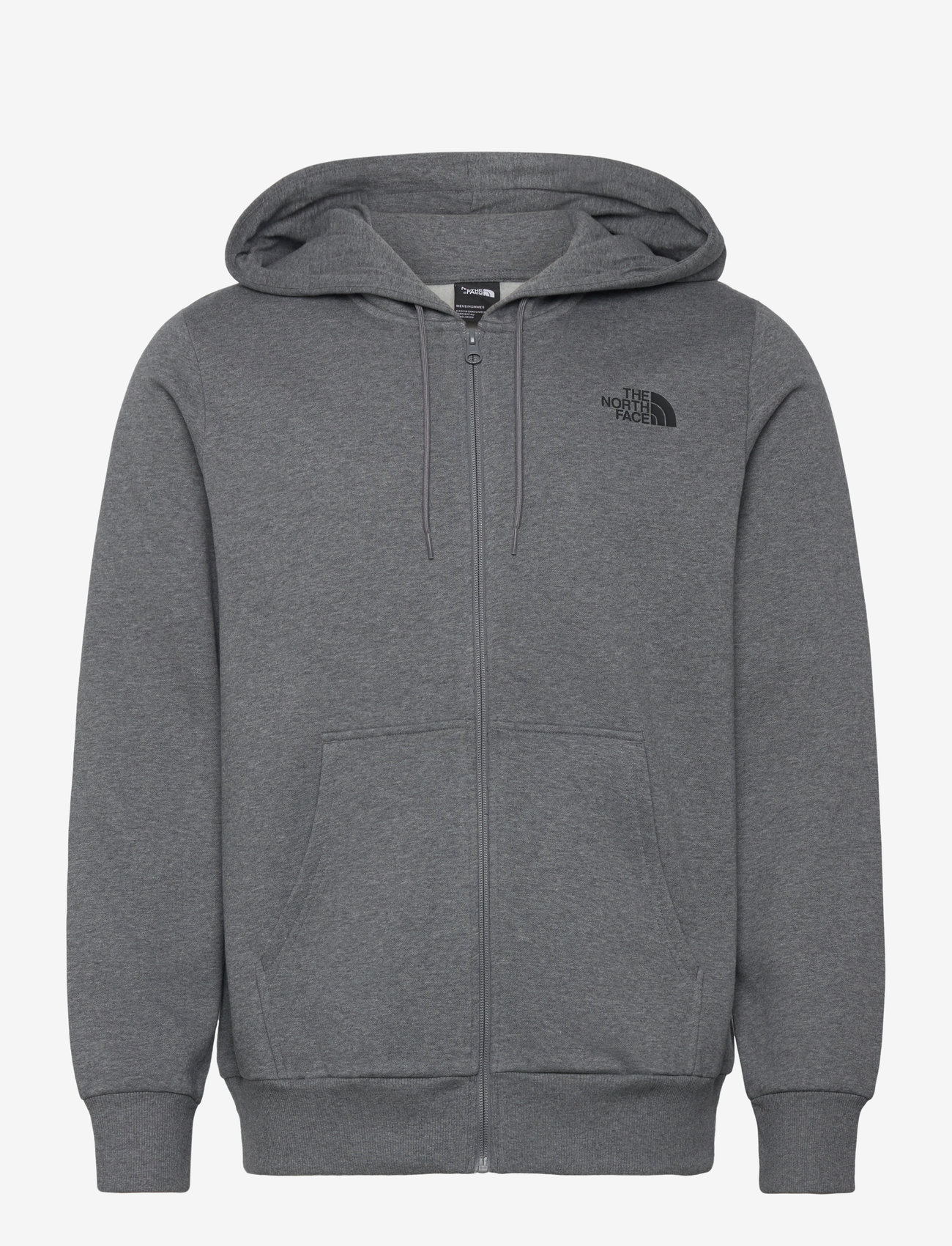 The North Face - M SIMPLE DOME FULL ZIP HOODIE - overdele - grey - 1