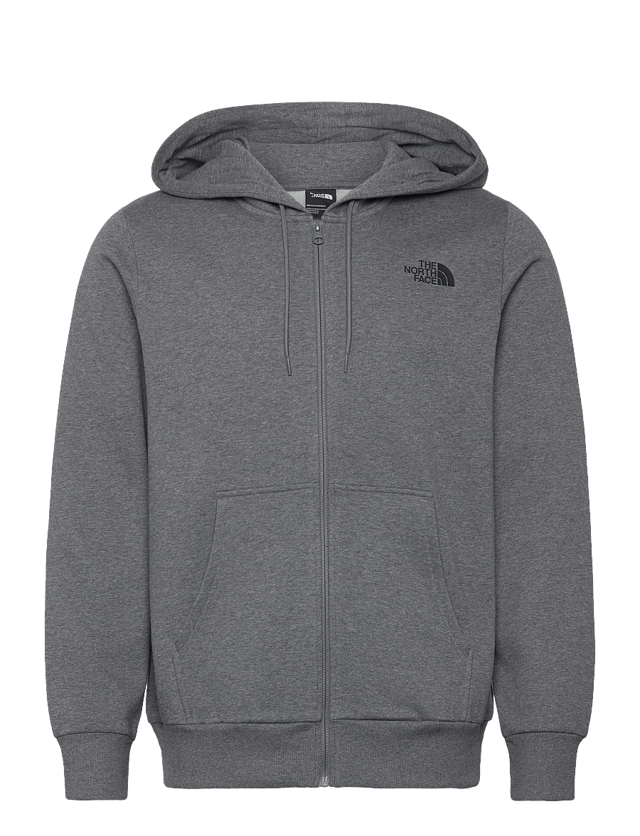 The North Face - M SIMPLE DOME FULL ZIP HOODIE - overdele - grey - 1